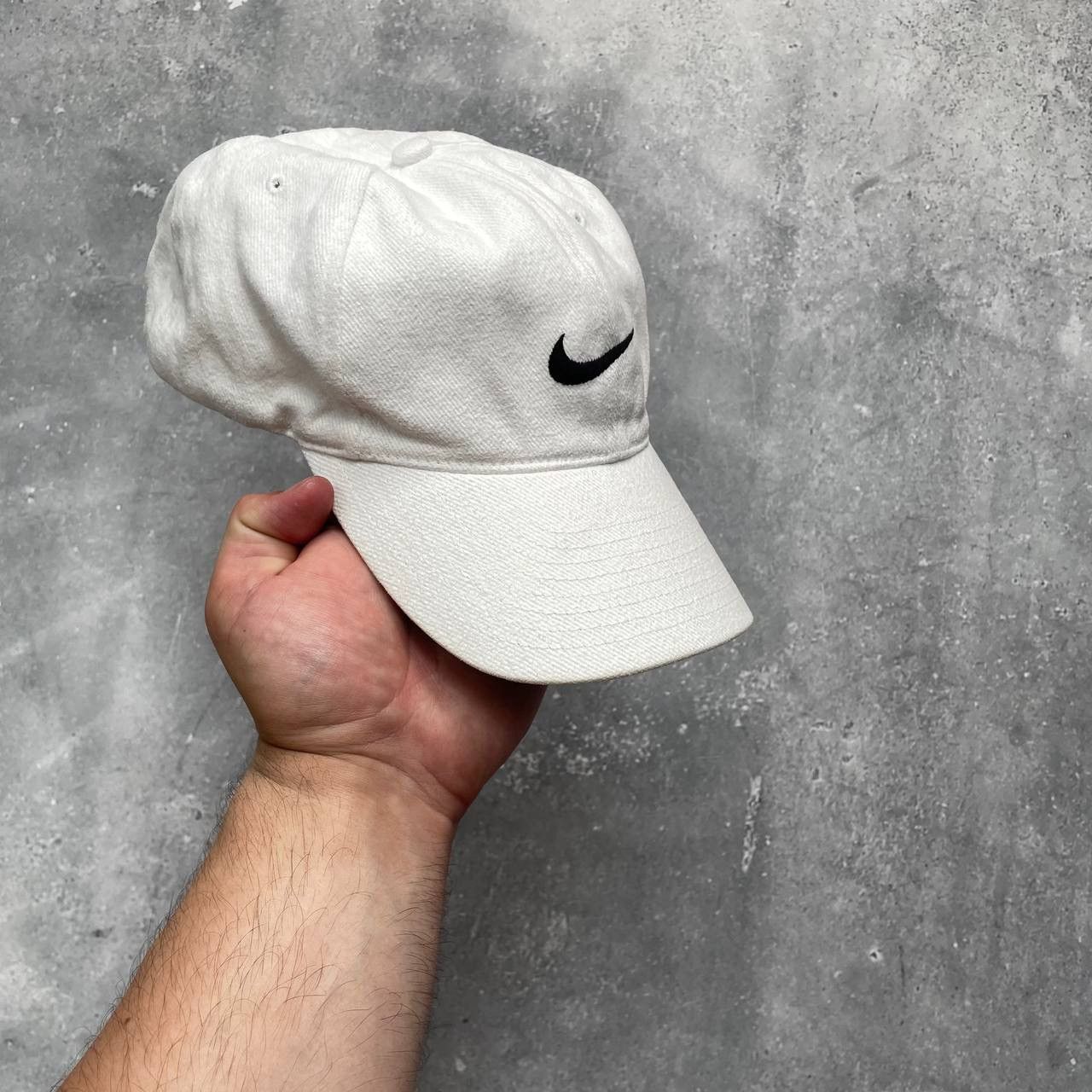 Nike × Vintage Vintage 2000s Nike Baseball Cap White OS Size ONE SIZE - 4 Thumbnail