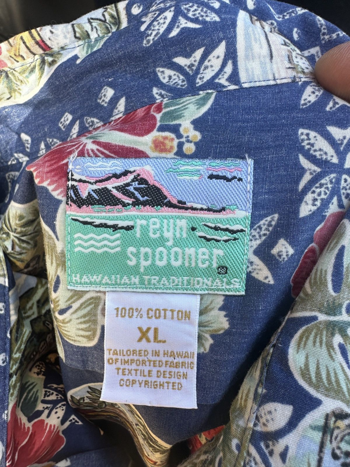 Reyn Spooner PreOwned Reyn Spooner Multicolored Hawaiian Print Men's XL Size US XL / EU 56 / 4 - 4 Thumbnail