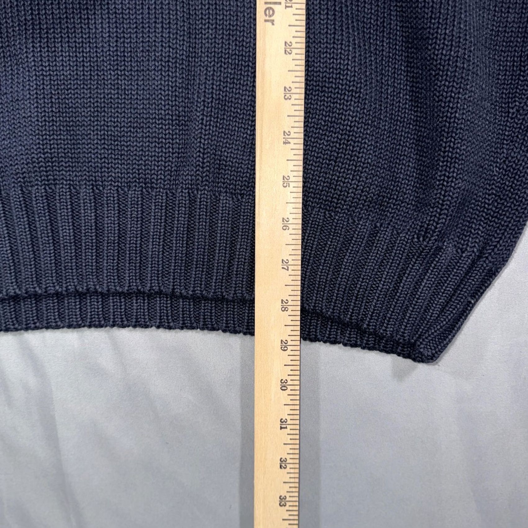 Polo Ralph Lauren Polo by Ralph Lauren Sweater Mens XL Navy Cotton Crewneck Knit Pullover Size US XL / EU 56 / 4 - 7 Thumbnail