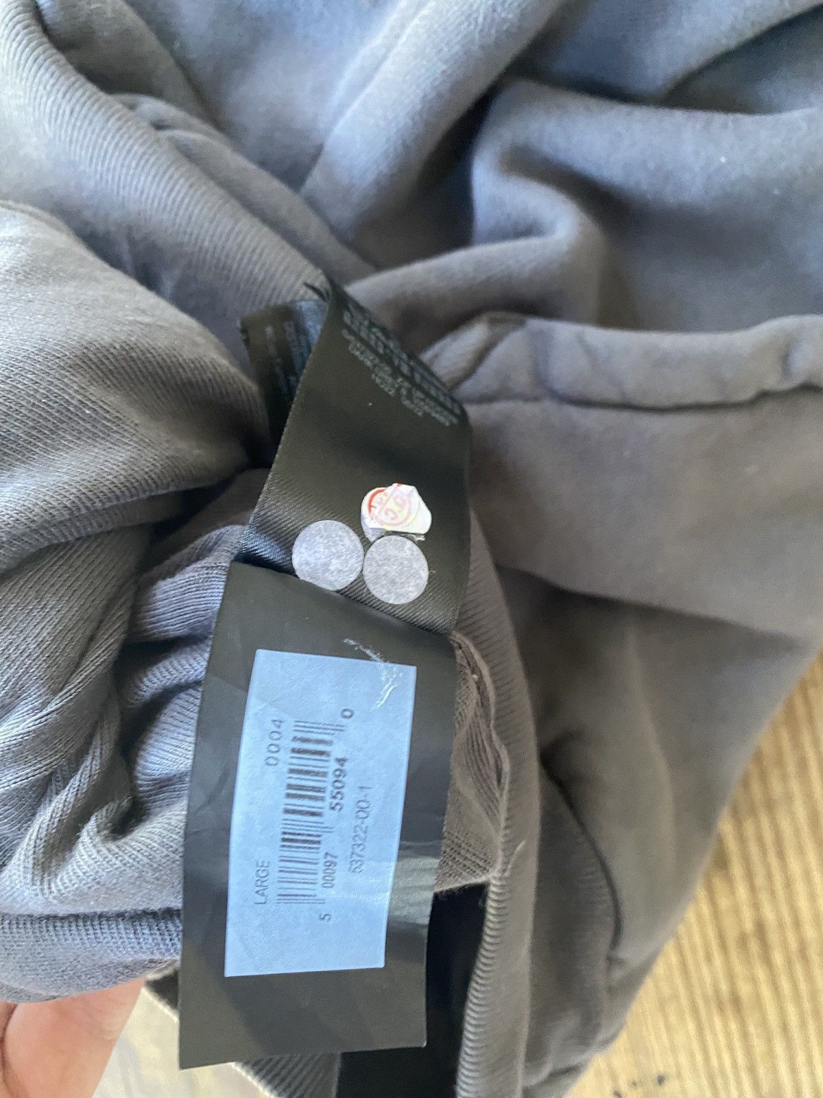 Yeezy yeezy x gap unreleased zip up / gray/ x-large Size US L / EU 52-54 / 3 - 4 Thumbnail