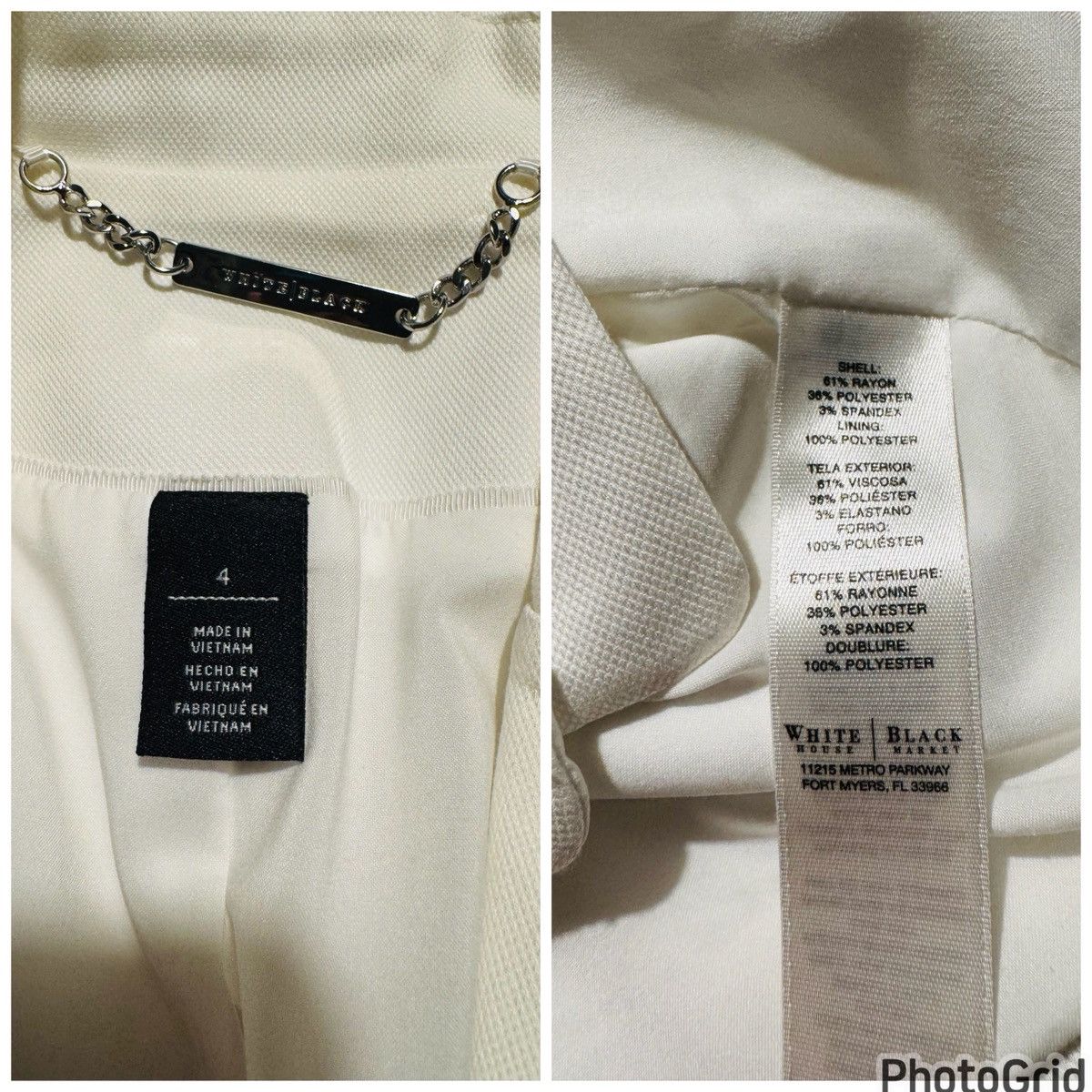 White House Black Market WHBM Embellished Blazer Size S / US 4 / IT 40 - 10 Thumbnail