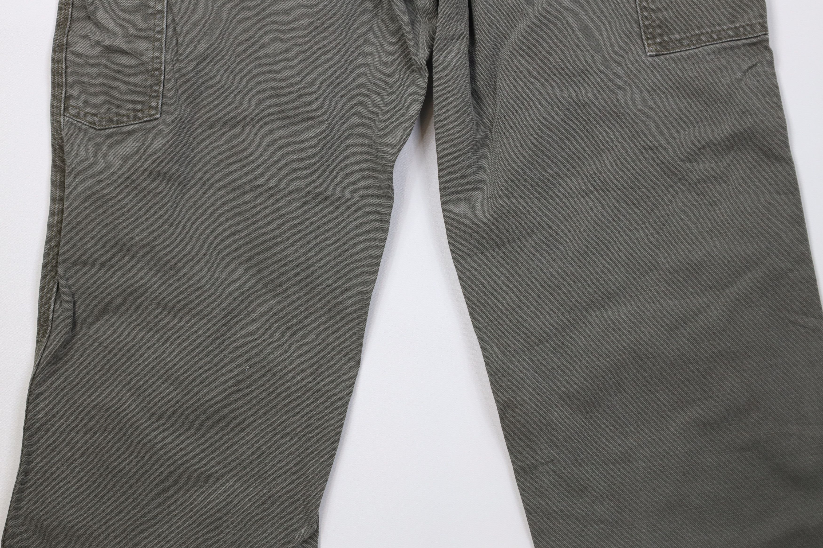 Carhartt Vintage Y2K Carhartt Relaxed Dungaree Wide Leg Pants Green Size US 34 / EU 50 - 13 Thumbnail