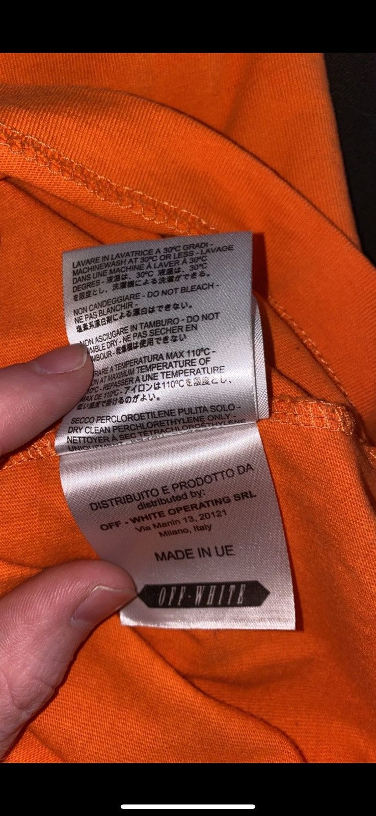 Off-White × Vlone Off-White Vlone L/S Tee Size US L / EU 52-54 / 3 - 7 Thumbnail