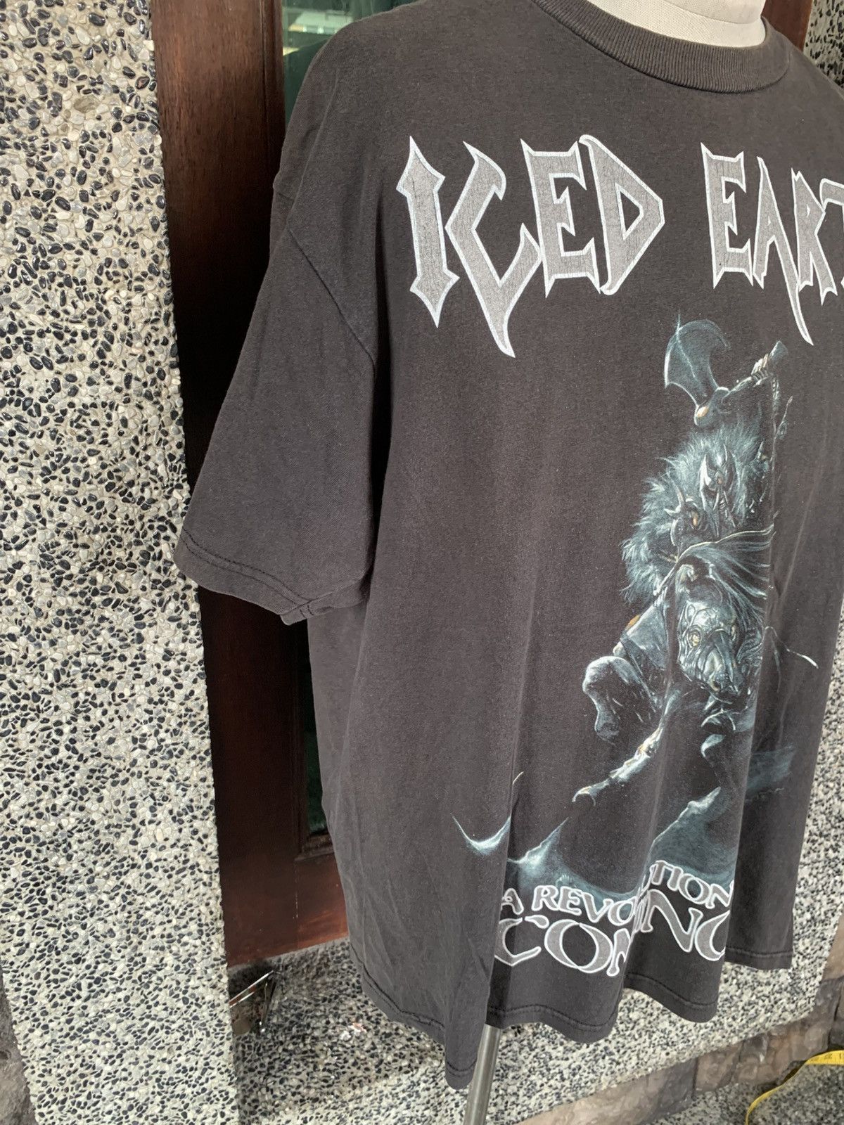 Band Tees × Vintage Vintage Iced Earth Heavy Metal Band T shirt Size US L / EU 52-54 / 3 - 4 Thumbnail