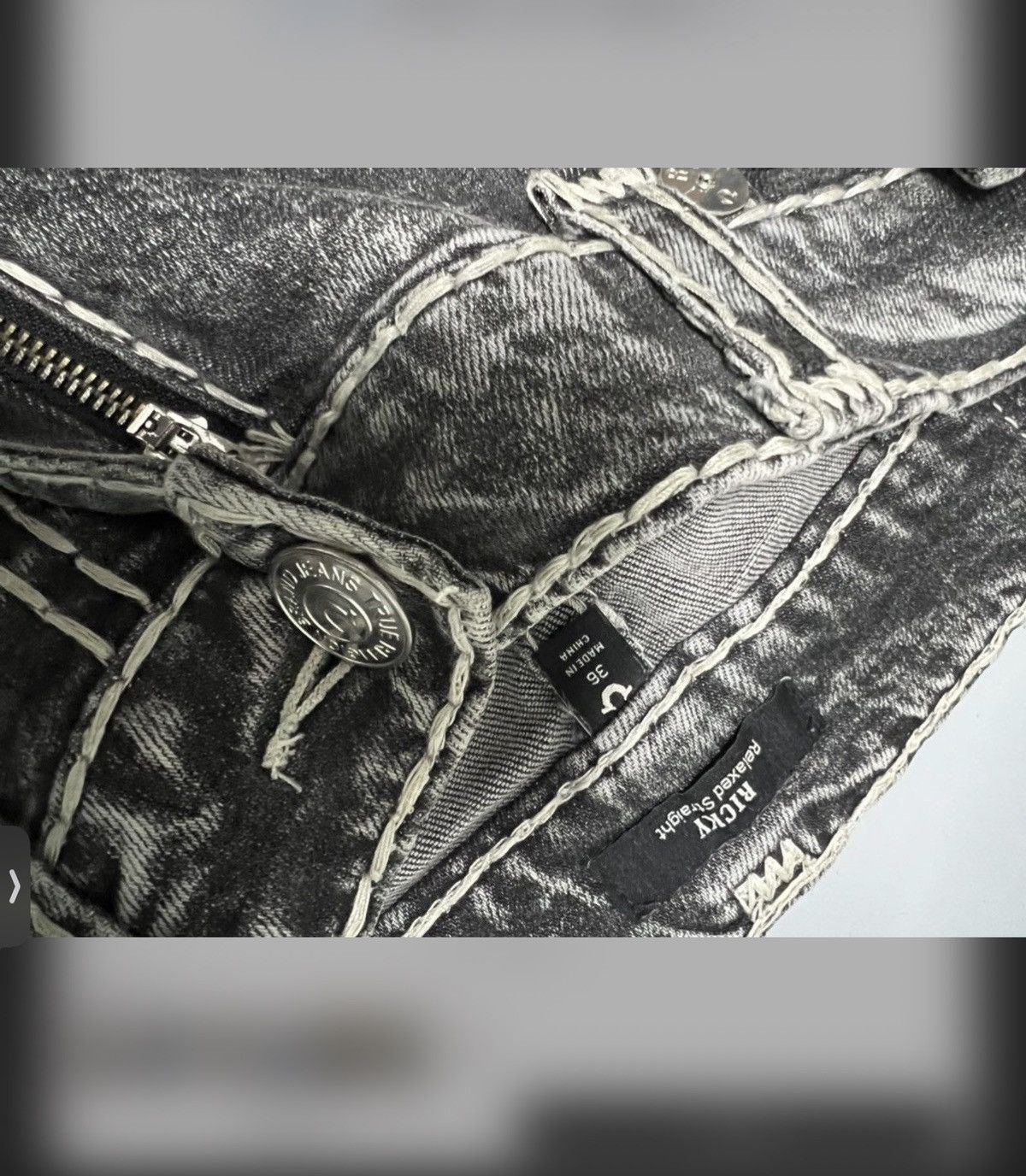 True Religion Rare vintage true religion inspired bootcut denim Size US 36 / EU 52 - 7 Thumbnail