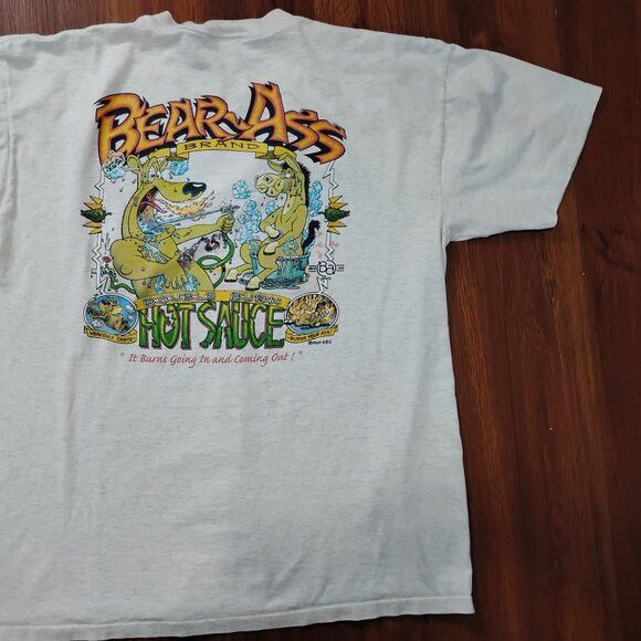 Other Vintage Bear Ass Brand Hot Sauce T-Shirt Size US XL / EU 56 / 4 - 9 Thumbnail