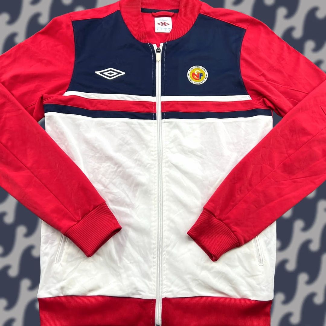 Umbro Umbro Norway 2010 2011 Track Jacket Player Issue Mens Small Football Full Zip Size US S / EU 44-46 / 1 - 1 Thumbnail