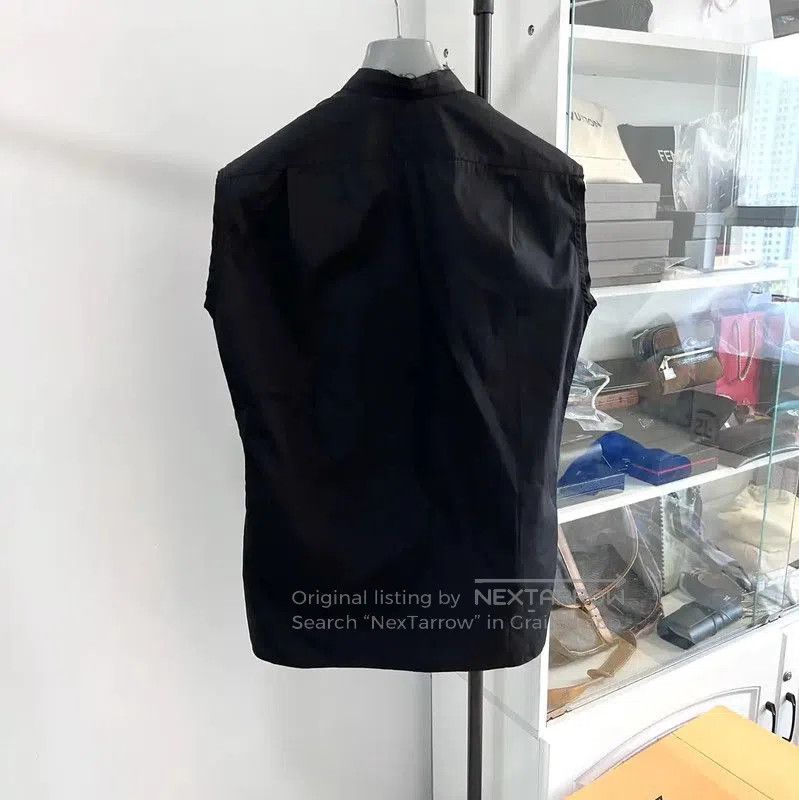 Lanvin Lanvin Sleeveless Black Polyester Shirt . Size US M / EU 48-50 / 2 - 4 Thumbnail