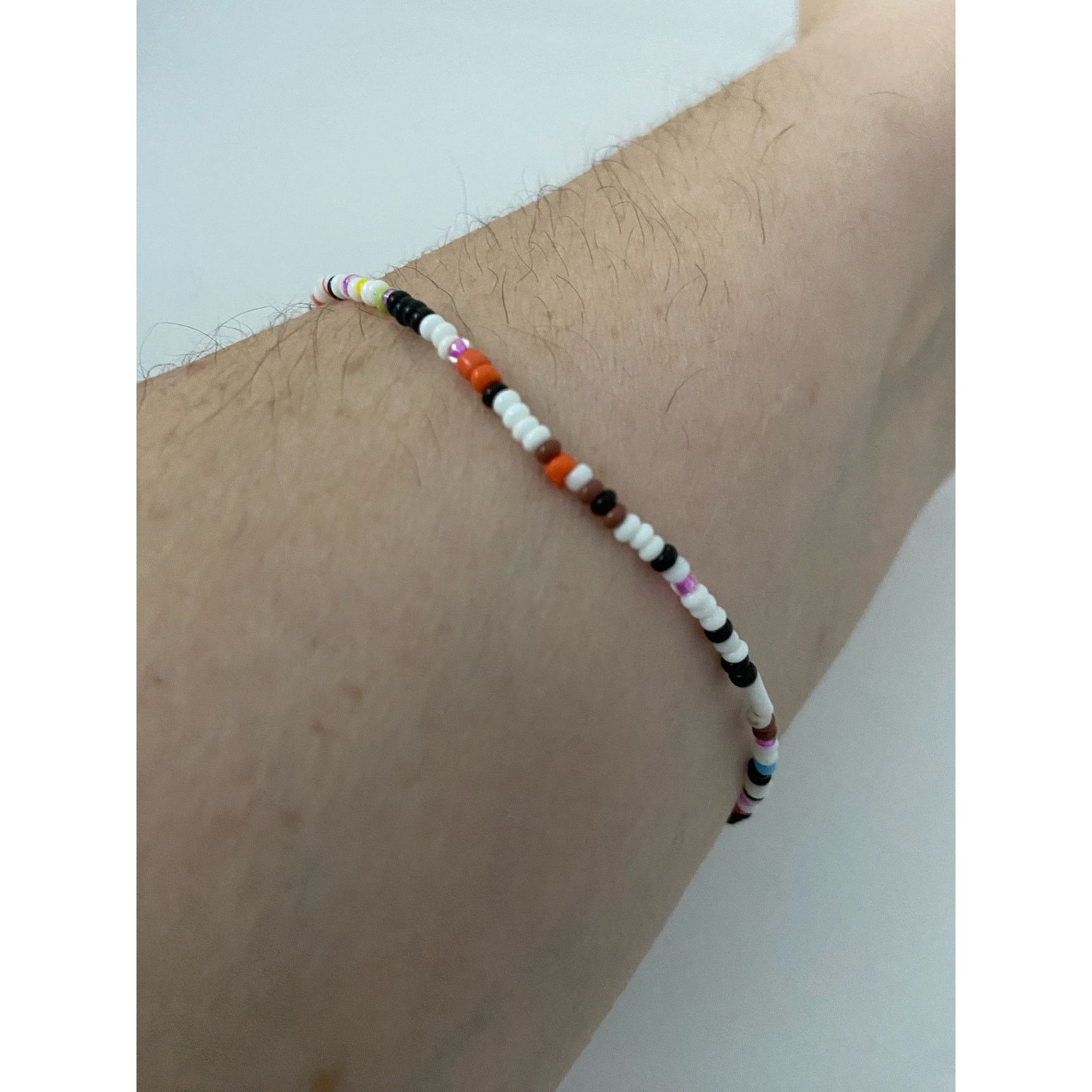 Handmade colorful seed bead bracelet Size ONE SIZE - 2 Thumbnail