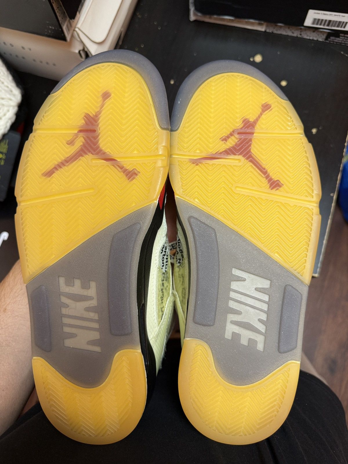 Nike Off White Jordan 5 Sails Size US 10.5 / EU 43-44 - 6 Thumbnail