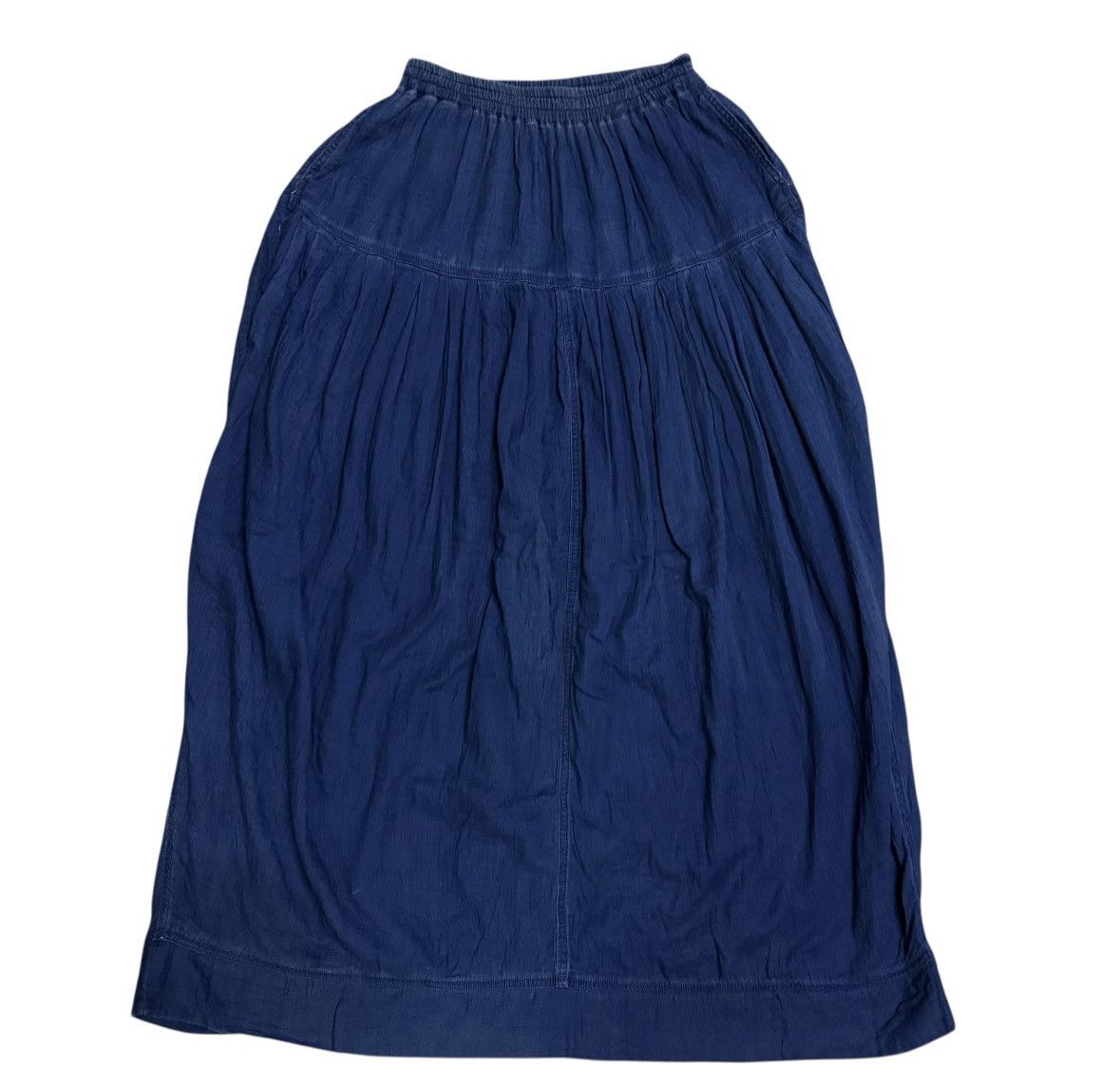 Issey Miyake HAI SPORTING GEAR Midi Skirt Blue Vintage 70s Size 28" / US 6 / IT 42 - 5 Thumbnail
