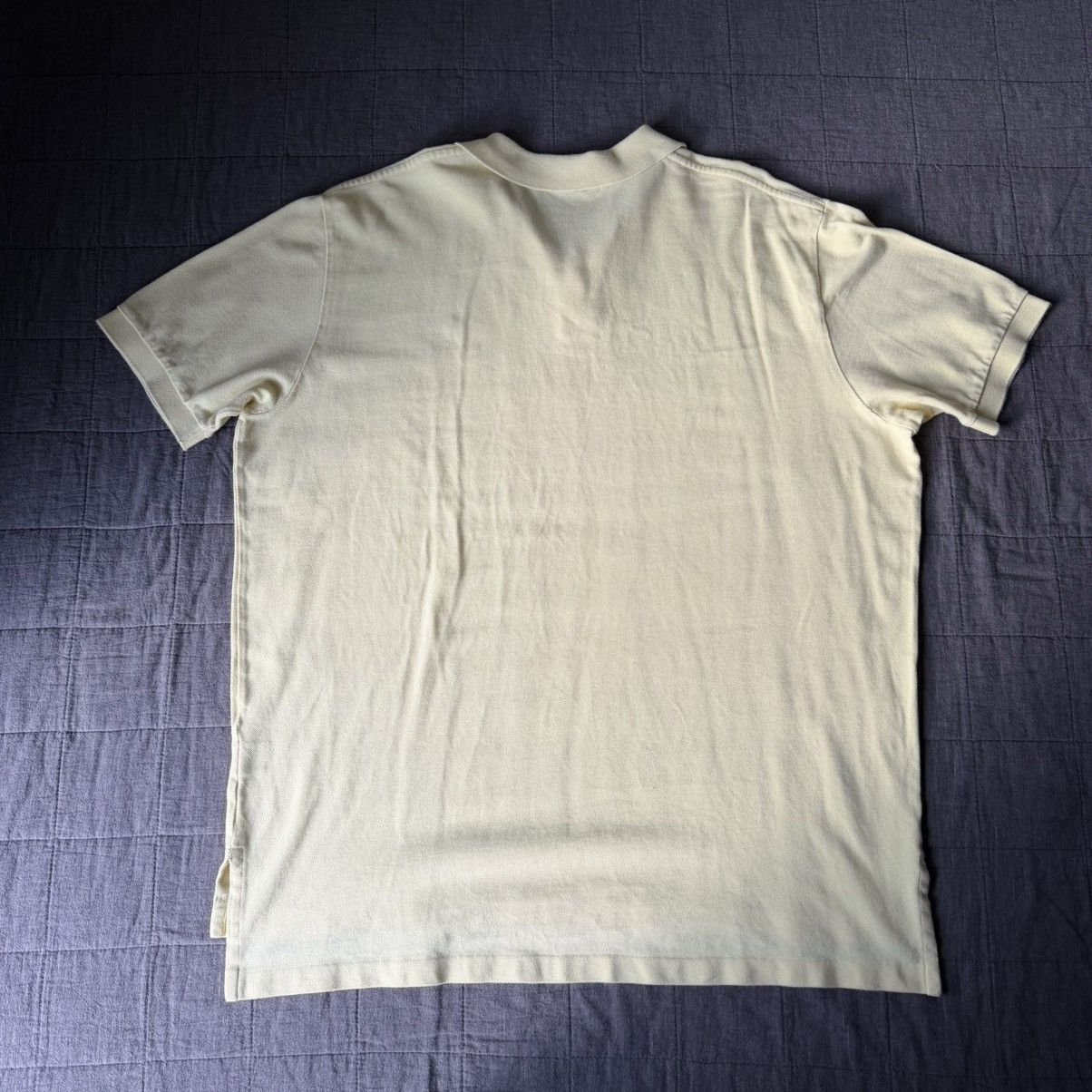 Polo Ralph Lauren Vintage 90s Polo Ralph Lauren Yellow Single Stitch Polo Size US XXL / EU 58 / 5 - 3 Thumbnail