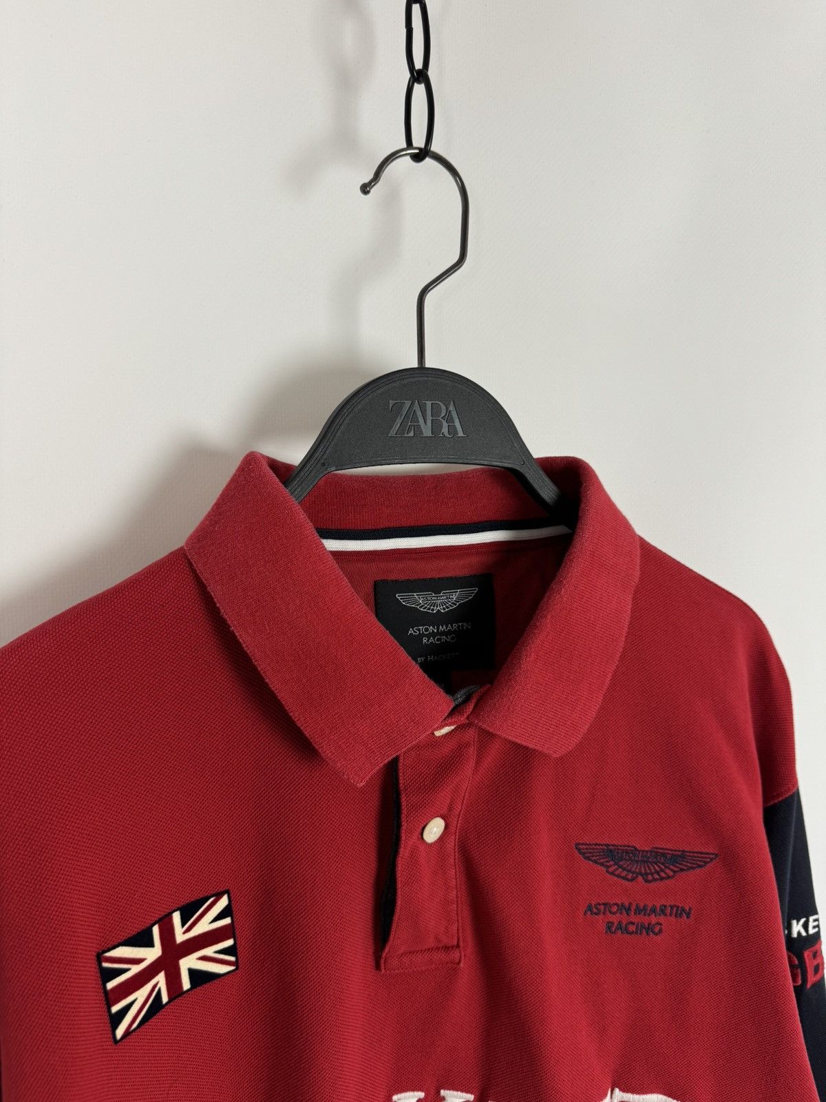 Hackett Hackett Aston Martin Racing Rugby Shirt Size US XXL / EU 58 / 5 - 3 Thumbnail