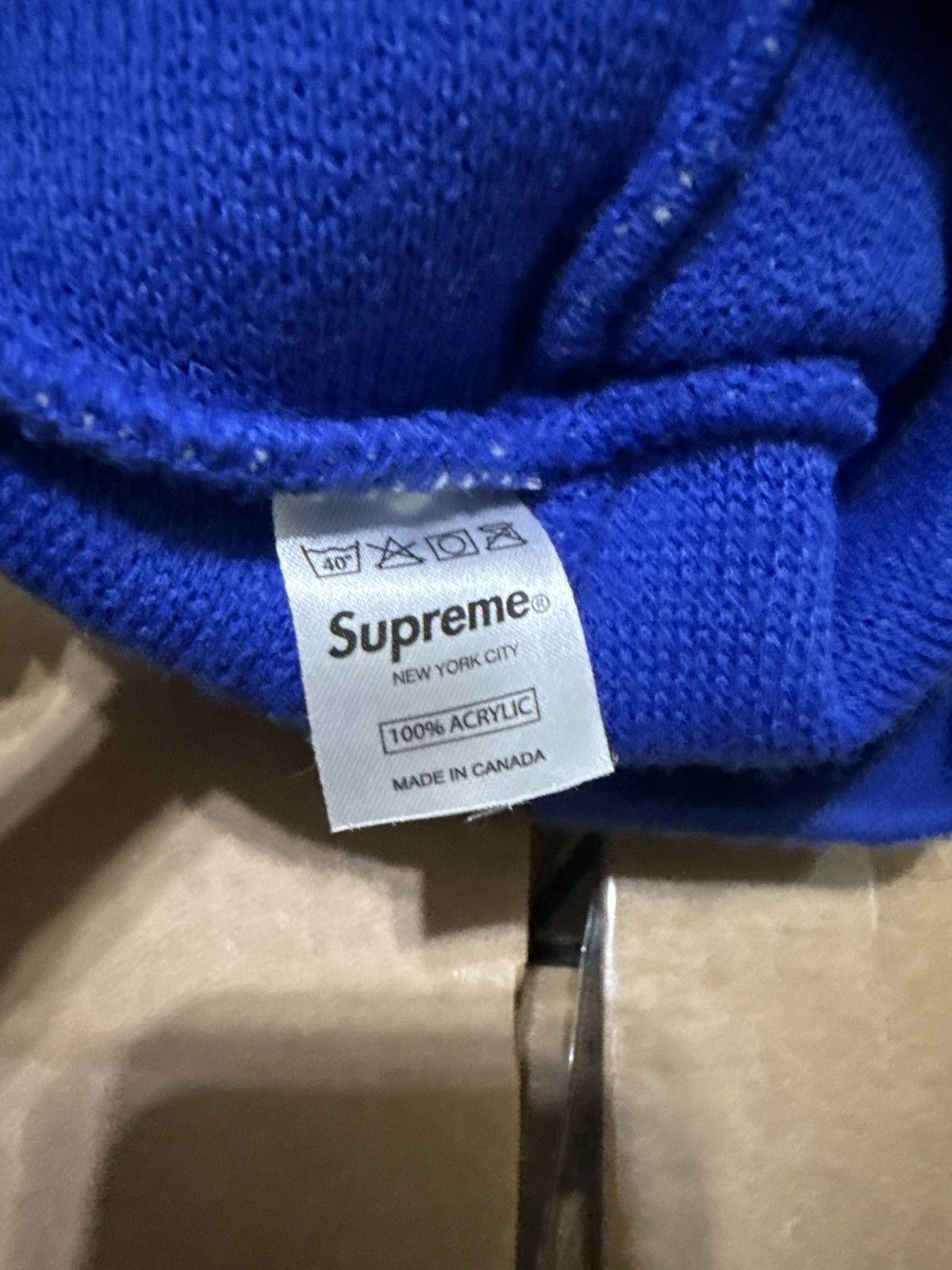 Supreme Y2K FW08 2008 Supreme Snowman Beanie blue Size ONE SIZE - 3 Thumbnail