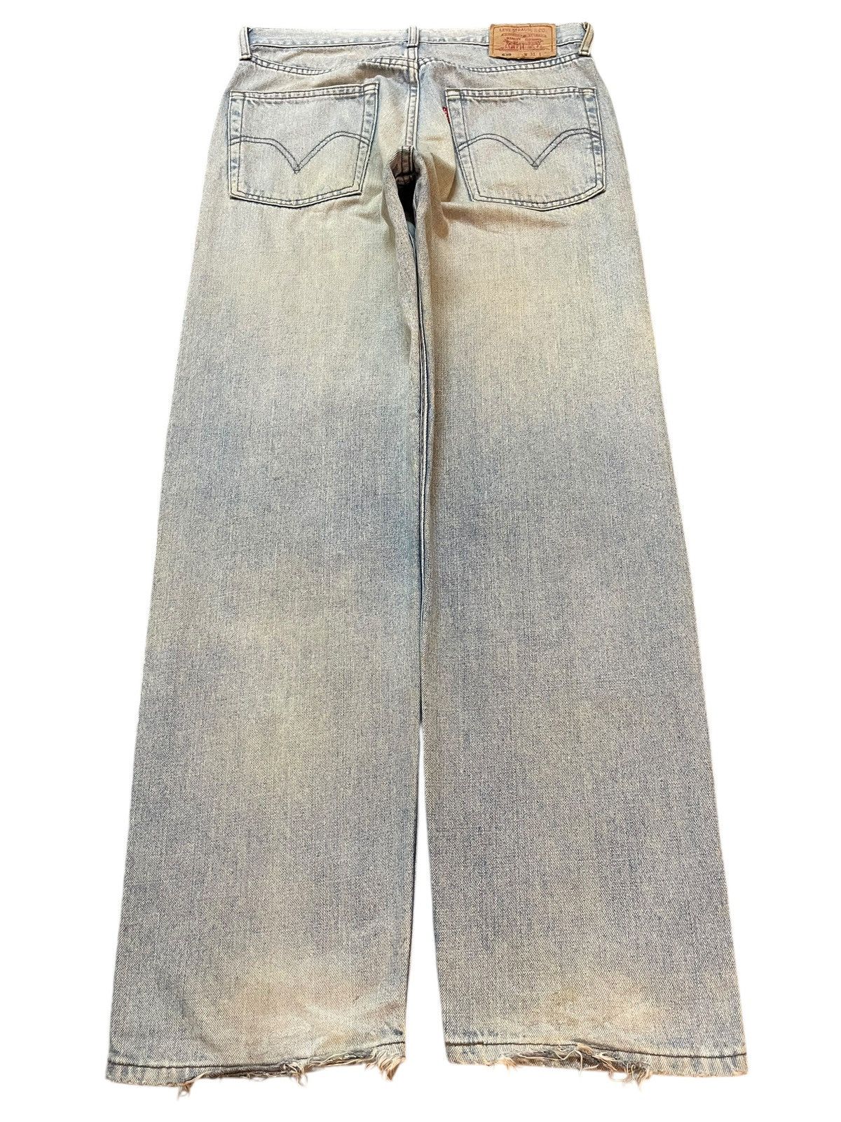 Levi's Vintage 90s Levis 539 Light Wash Faded Style Baggy Jeans Size US 32 / EU 48 - 2 Thumbnail
