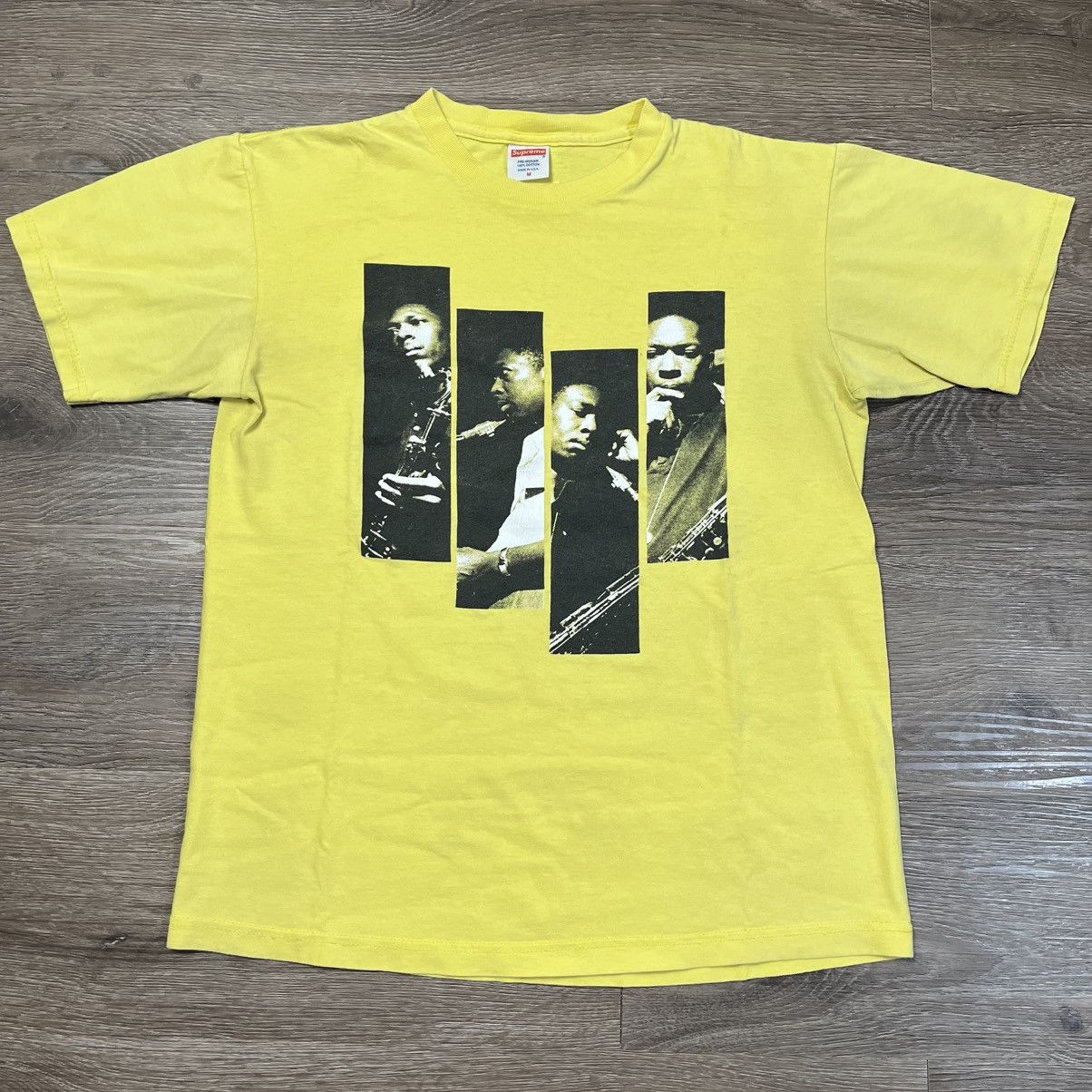 Supreme Supreme X John Coltrane Blue Train Sessions Tee Shirt Yellow Size US M / EU 48-50 / 2 - 2 Thumbnail