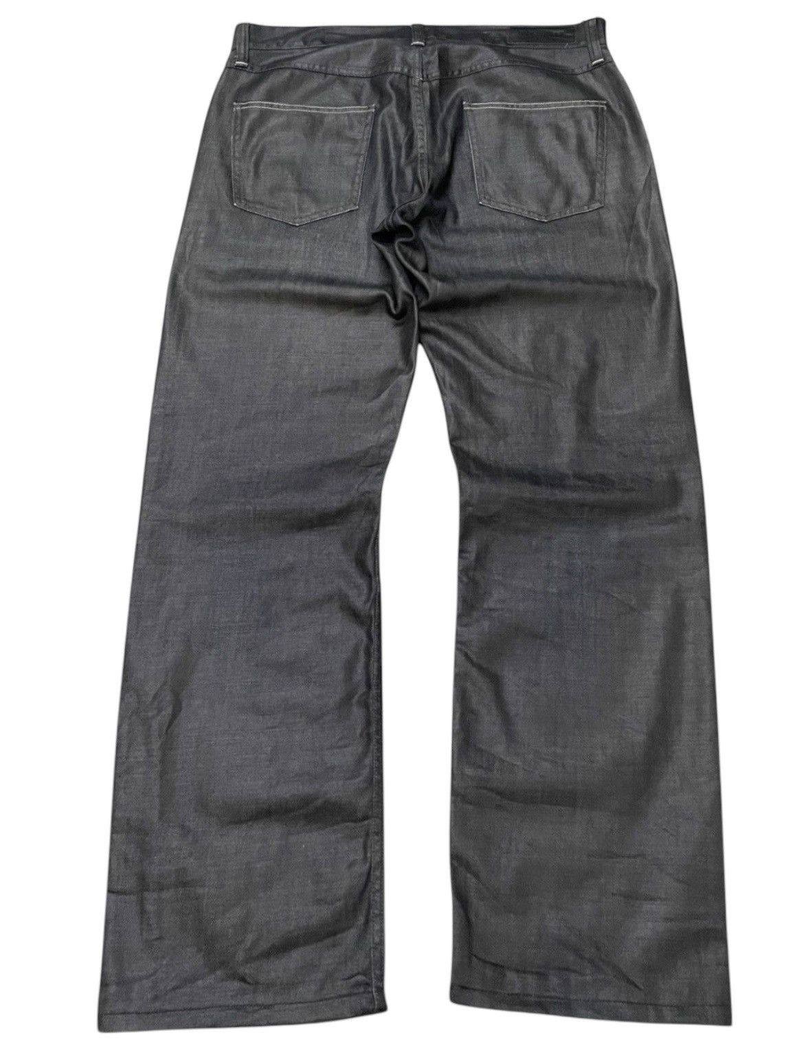 Hysteric Glamour × Yasuyuki Ishii Back Number Japan Waxed Coated Claw Mark Loose Jeans Size US 34 / EU 50 - 2 Thumbnail