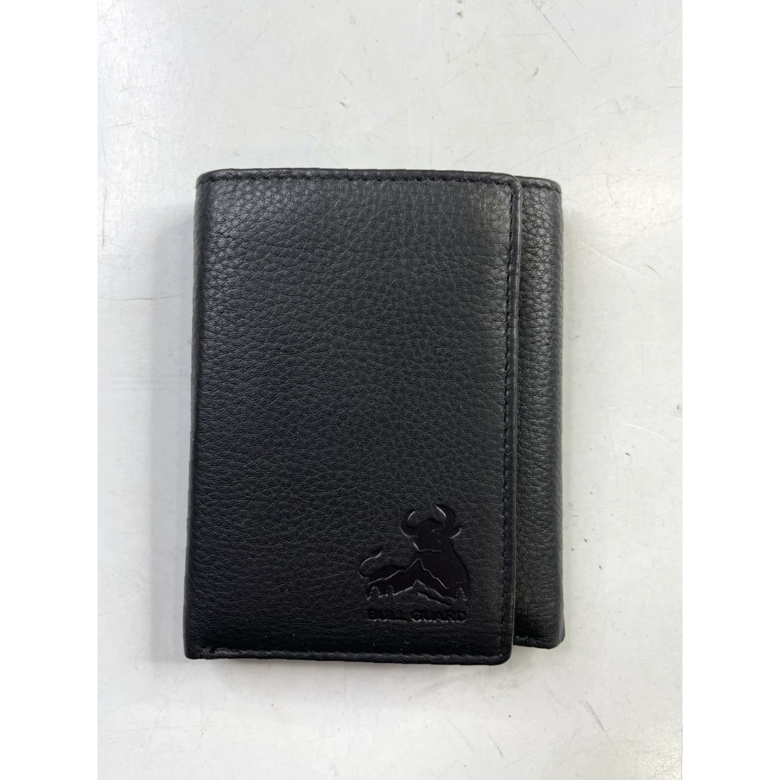 Greats BULL GUARD Leather Men's RFID Trifold Wallet Black Outdoor ID Great Outdoor Wallet Trifold Mens Leather Wallet Size ONE SIZE - 2 Thumbnail