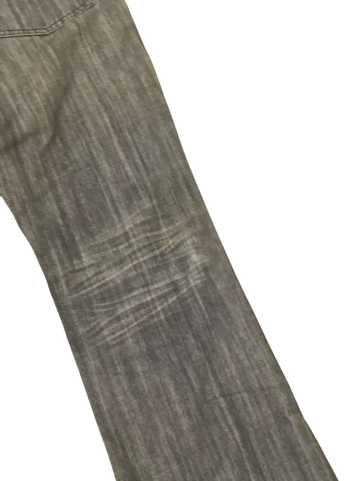 Japanese Brand Flare Jeans Edge Rupert Patchwork Distress Boot Cut 1🟦7 Size US 32 / EU 48 - 18 Thumbnail