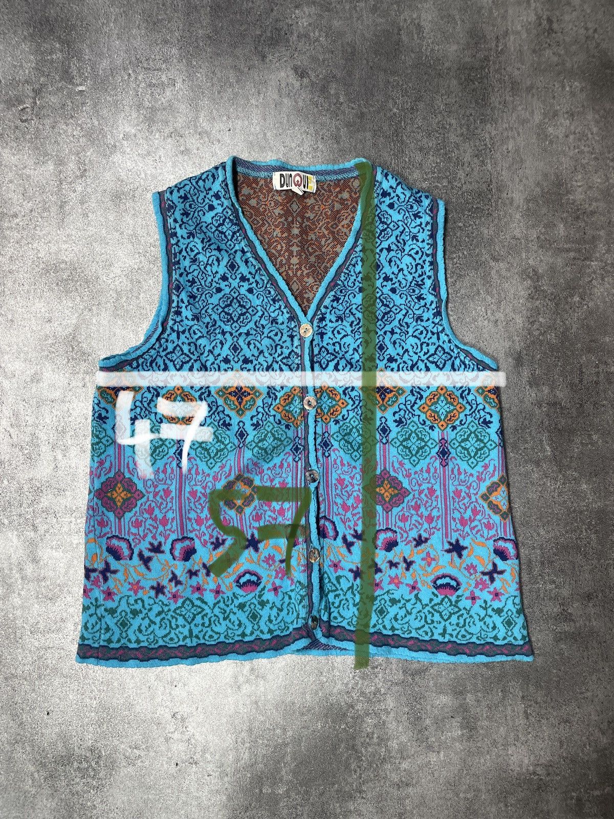 Vintage RARE🔥Avant Garde Knitwear Vintage Y2K Vest Sweater Rare Size S / US 4 / IT 40 - 7 Thumbnail