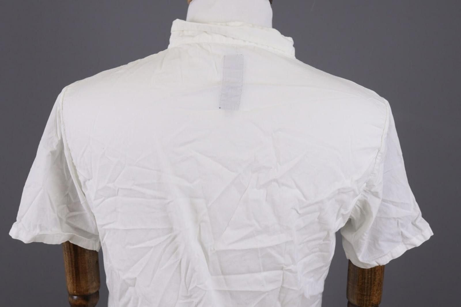 Thom Krom Thom Krom White Short Sleeve Button Down Shirt Size M Size US M / EU 48-50 / 2 - 8 Thumbnail