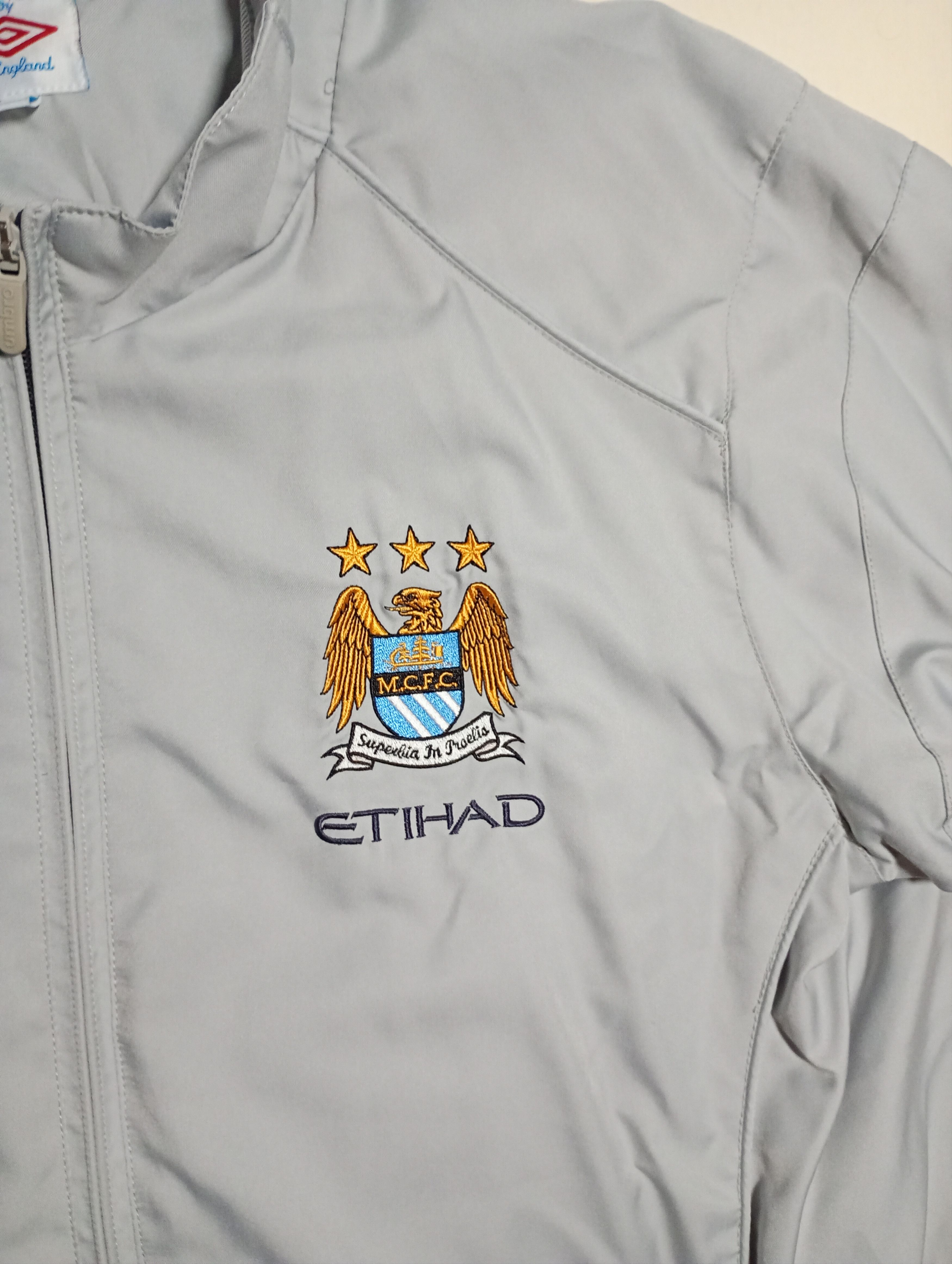 Umbro Umbro Manchester City TrackTop Jacket 2010-2011 Size US L / EU 52-54 / 3 - 7 Thumbnail