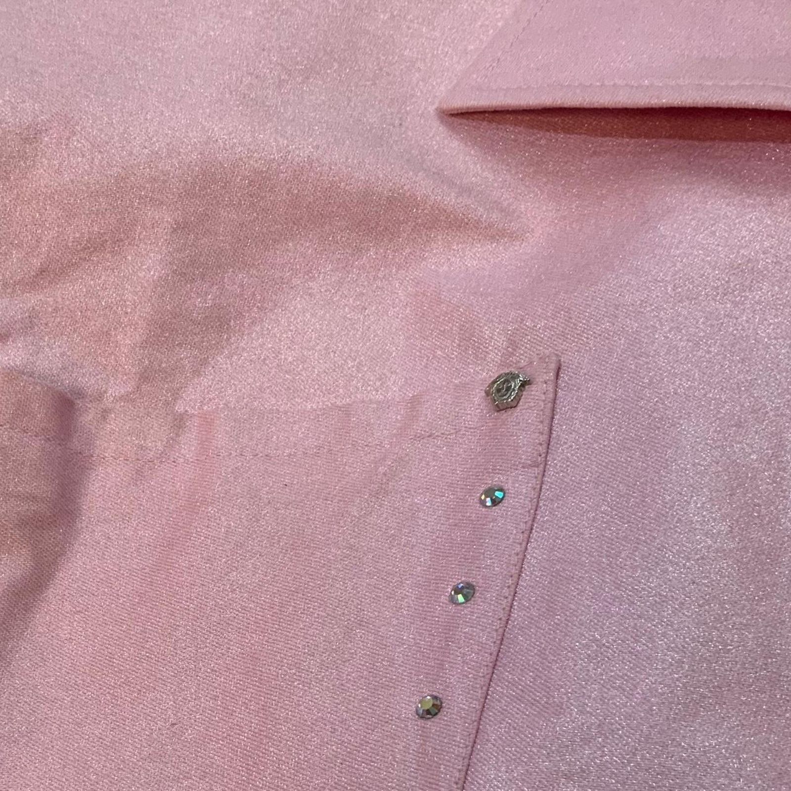 Versace Vintage Versace pink studded jacket Size 44S - 5 Thumbnail