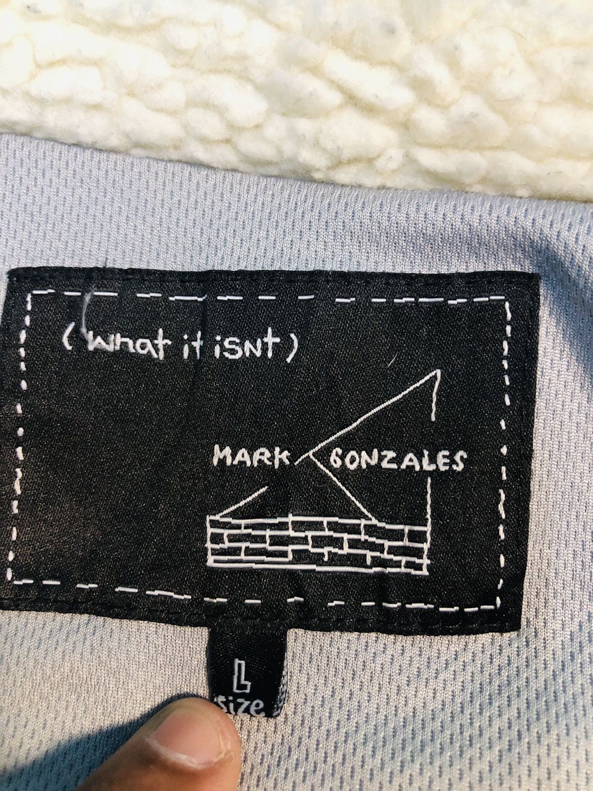 Designer × Japanese Brand Mark Gonzales Fleece Zippered Jacket (29) Size US L / EU 52-54 / 3 - 10 Thumbnail