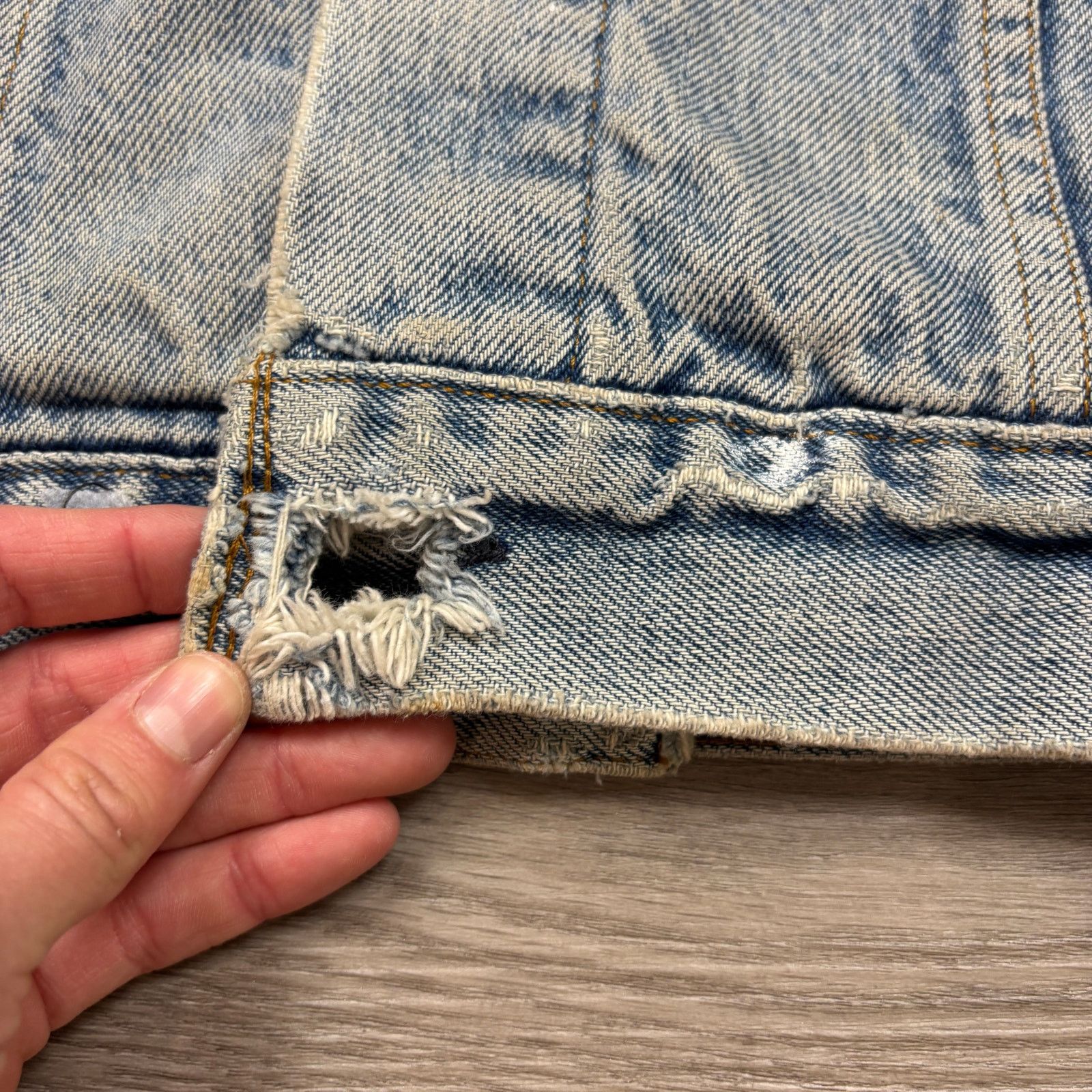 Levi's × Vintage VTG 80s Levi's 70411 9318 Flannel Lined Denim Jacket Men's M Size US M / EU 48-50 / 2 - 8 Thumbnail