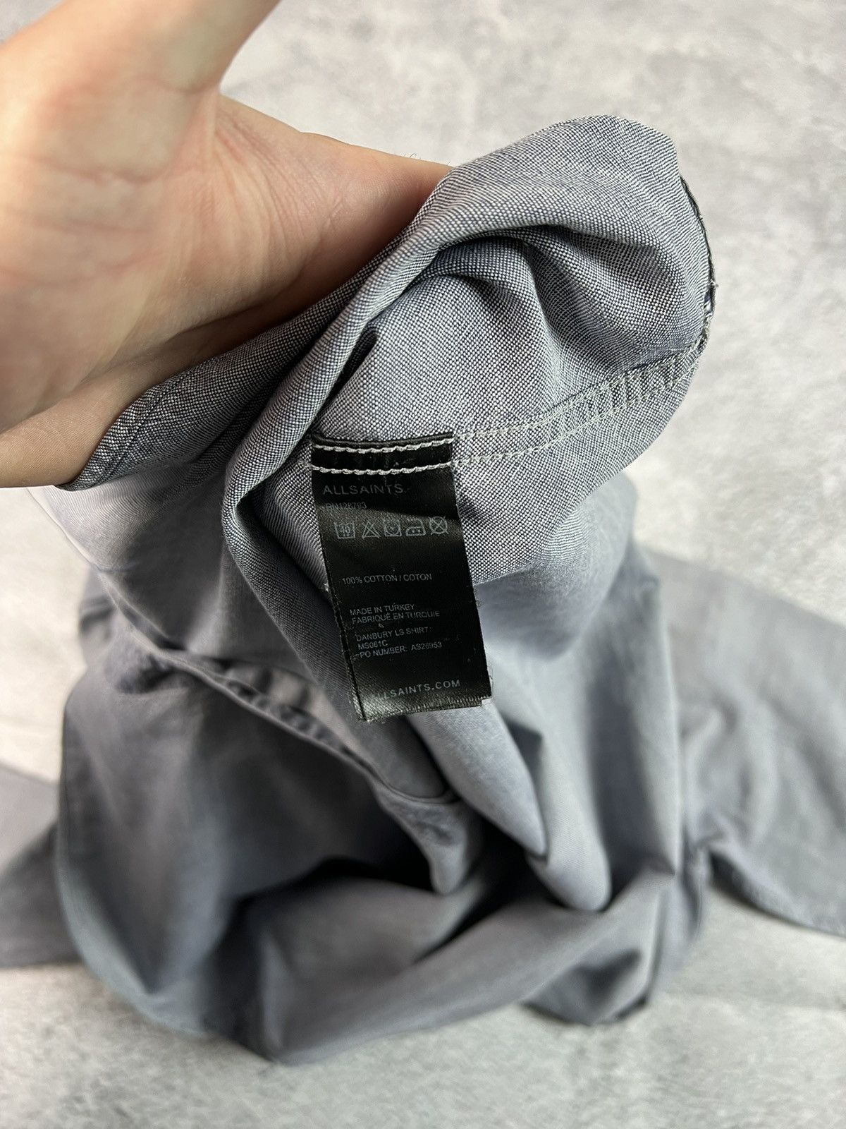 Allsaints All Saints Danbury LS shirt Size US L / EU 52-54 / 3 - 11 Thumbnail