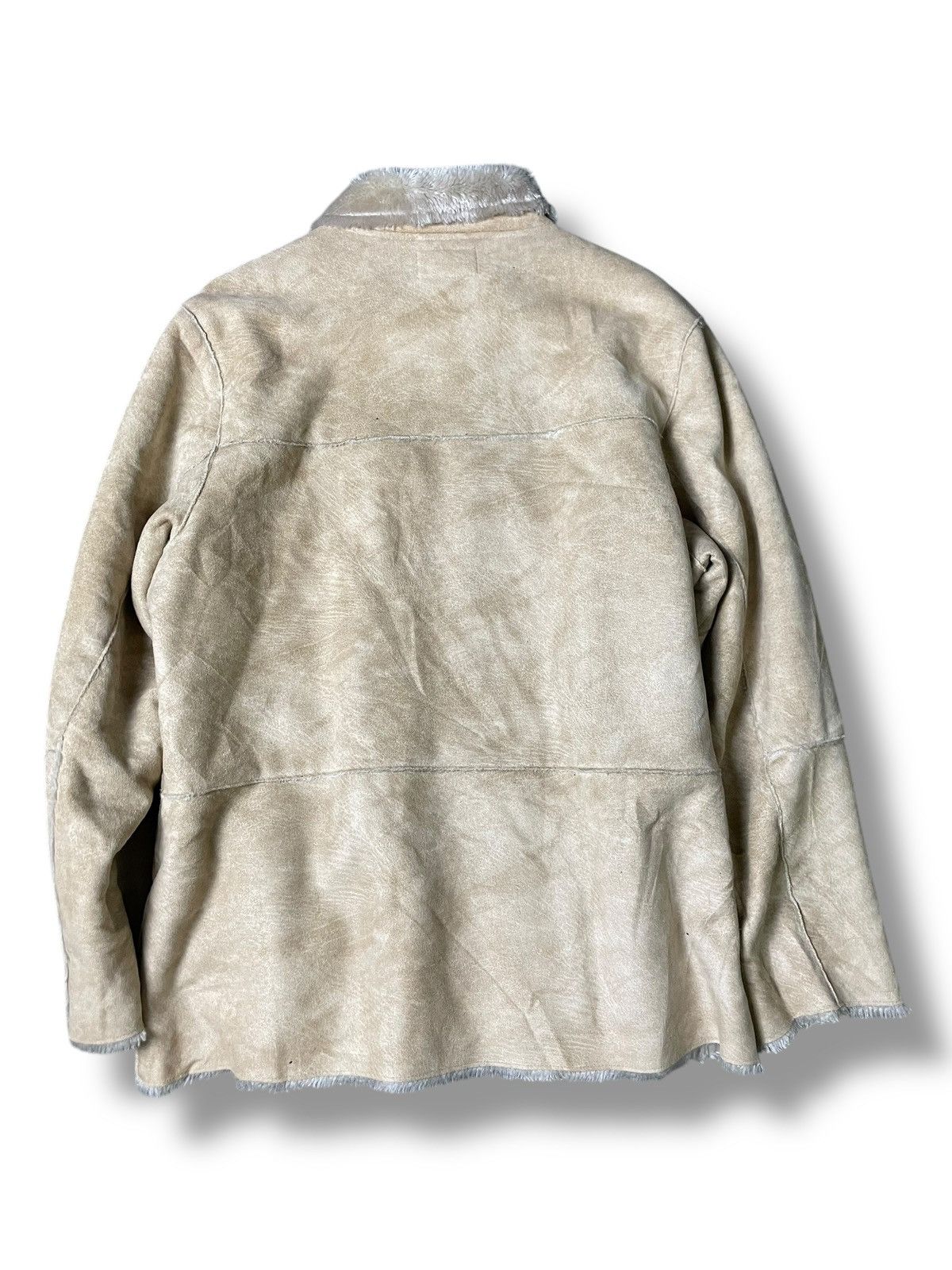 Japanese Brand × Vintage VILLAND Shearling Jacket with Fleece Lining (87) Size US L / EU 52-54 / 3 - 7 Thumbnail