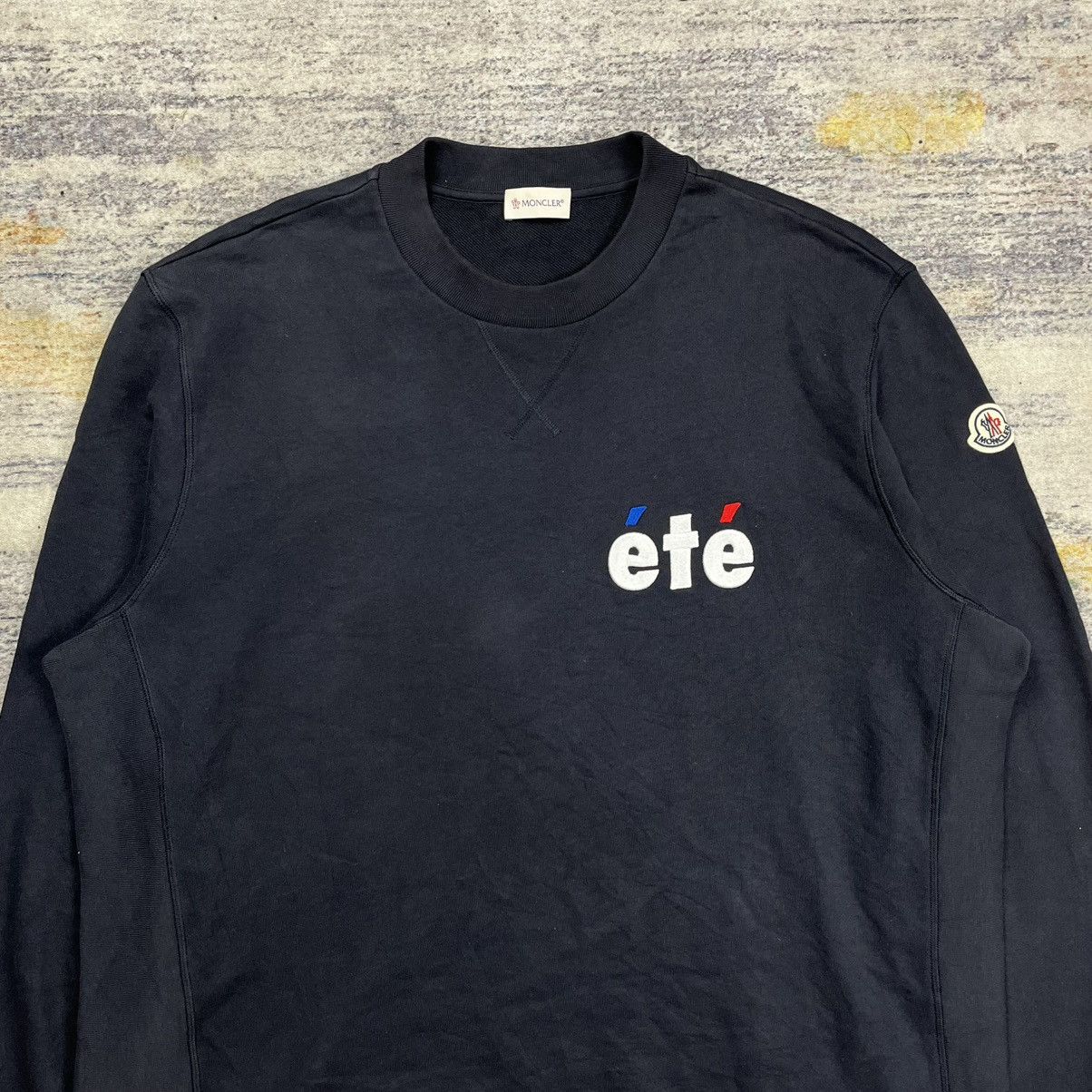 Moncler Moncler MAGLIA GIROCOLLO ete embroidery saeatshirt Size US XXL / EU 58 / 5 - 2 Thumbnail