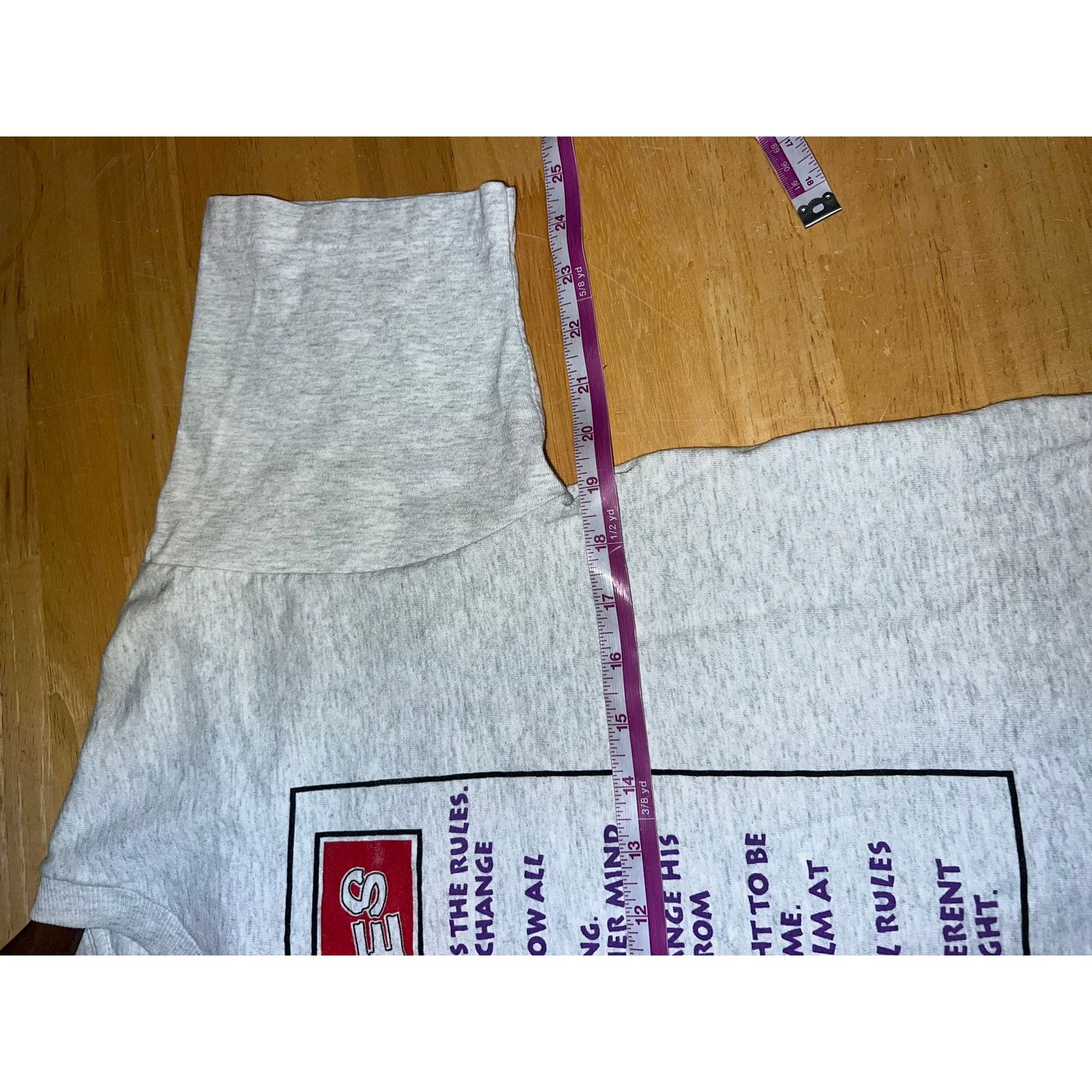 Fruit Of The Loom Vintage The Rules Shirt The Female Is Never Wrong Tee 90s M Size US M / EU 48-50 / 2 - 9 Thumbnail