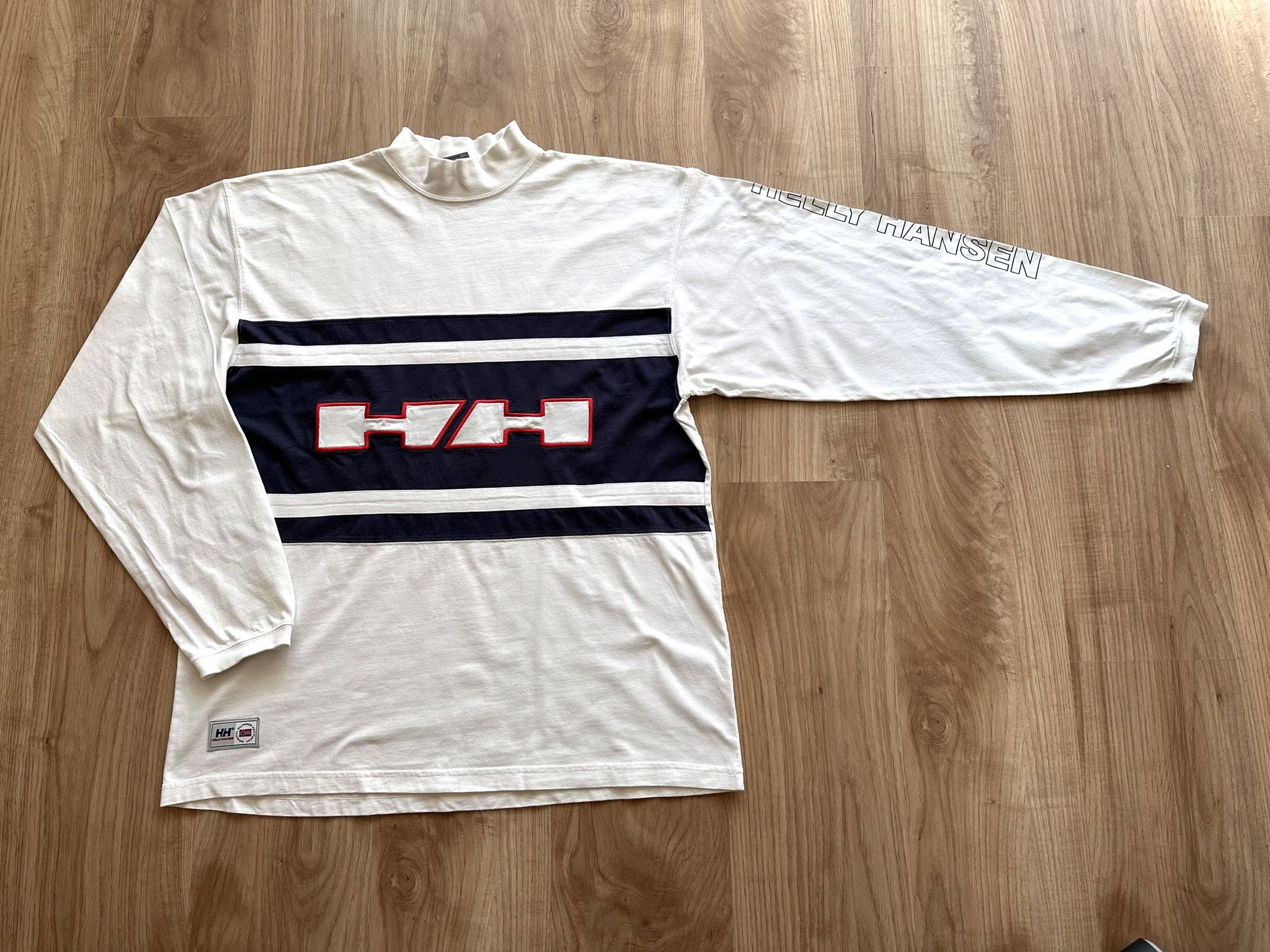 Helly Hansen × Vintage Vintage Helly Hansen sweatshirt boxy 90s y2k skate Size US XXL / EU 58 / 5 - 4 Thumbnail