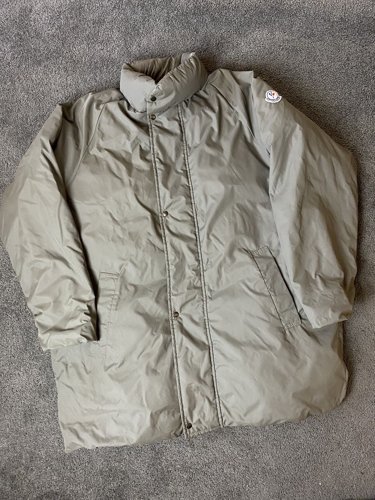 image of Down Parka Goose Moncler Grenoble Vintage in Grey, Men's (Size 2XL)