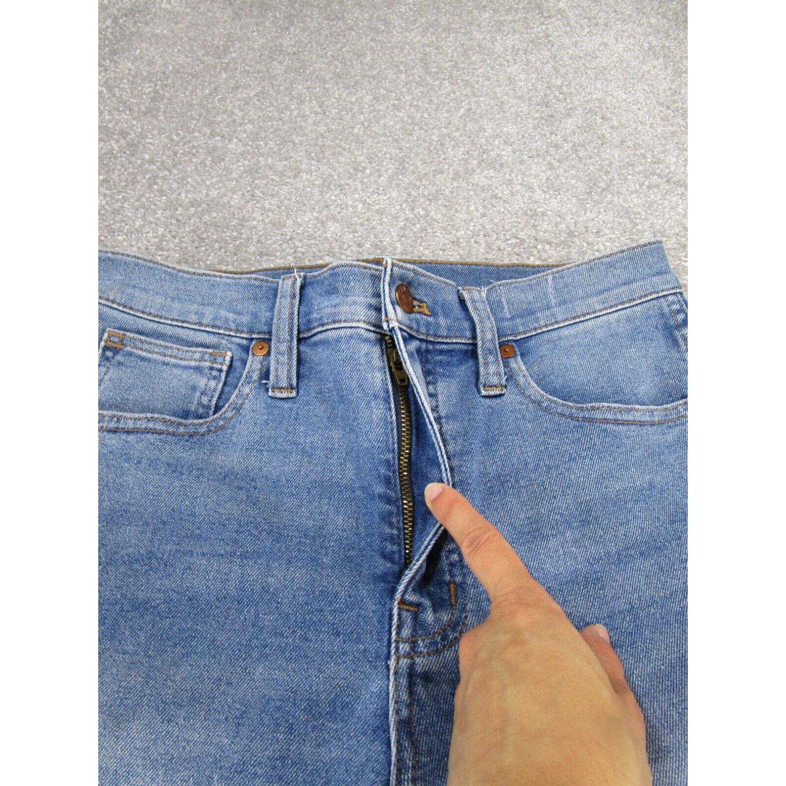 Madewell Madewell Womens 26 Skinny Jeans Extra Large Light Mid Wash Denim Size 26" / US 2 / IT 38 - 4 Thumbnail