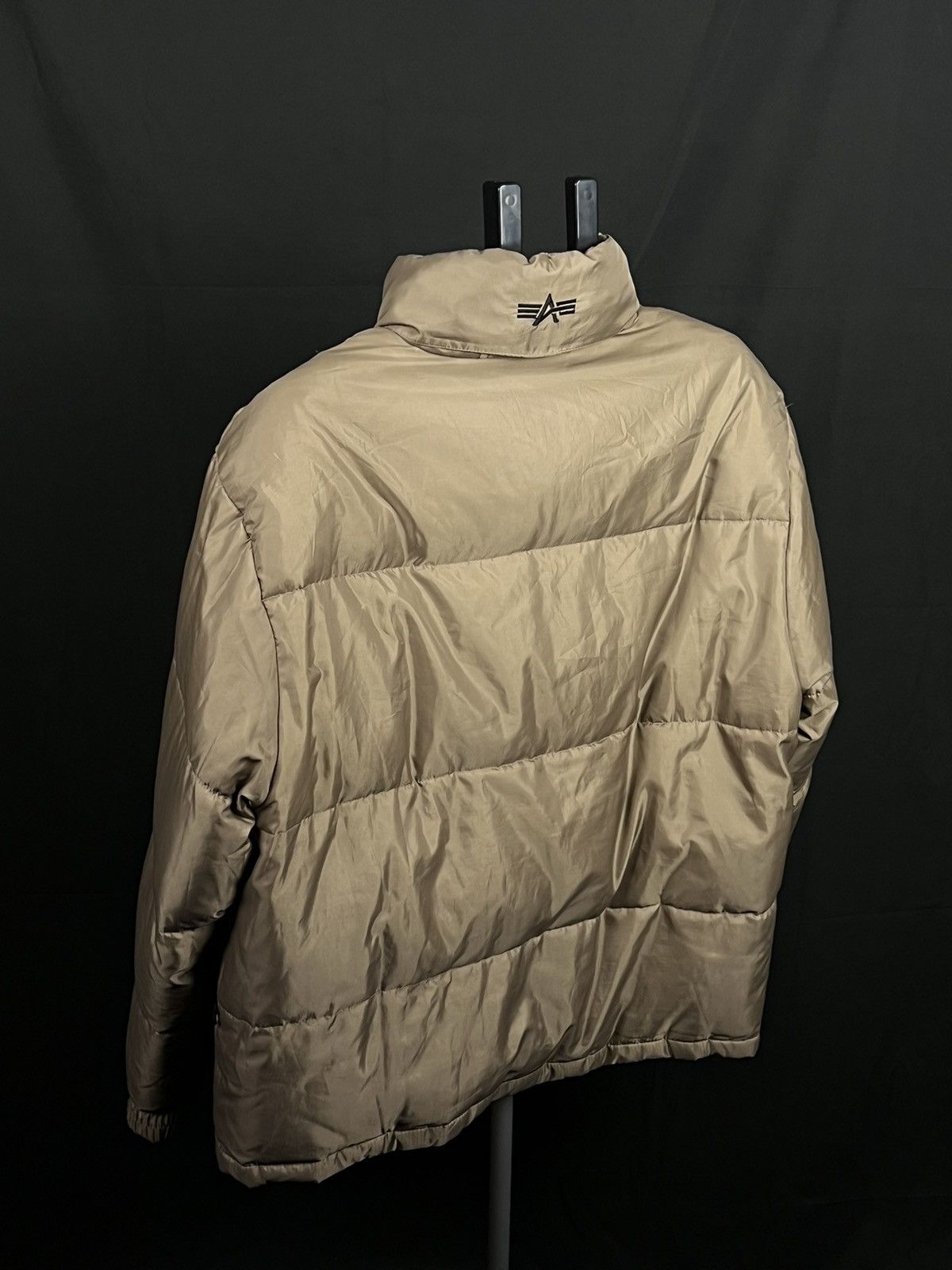 Alpha Industries × Vintage 🔴 Vintage oversize Alpha Industries down jacket with patch Size US XL / EU 56 / 4 - 4 Thumbnail