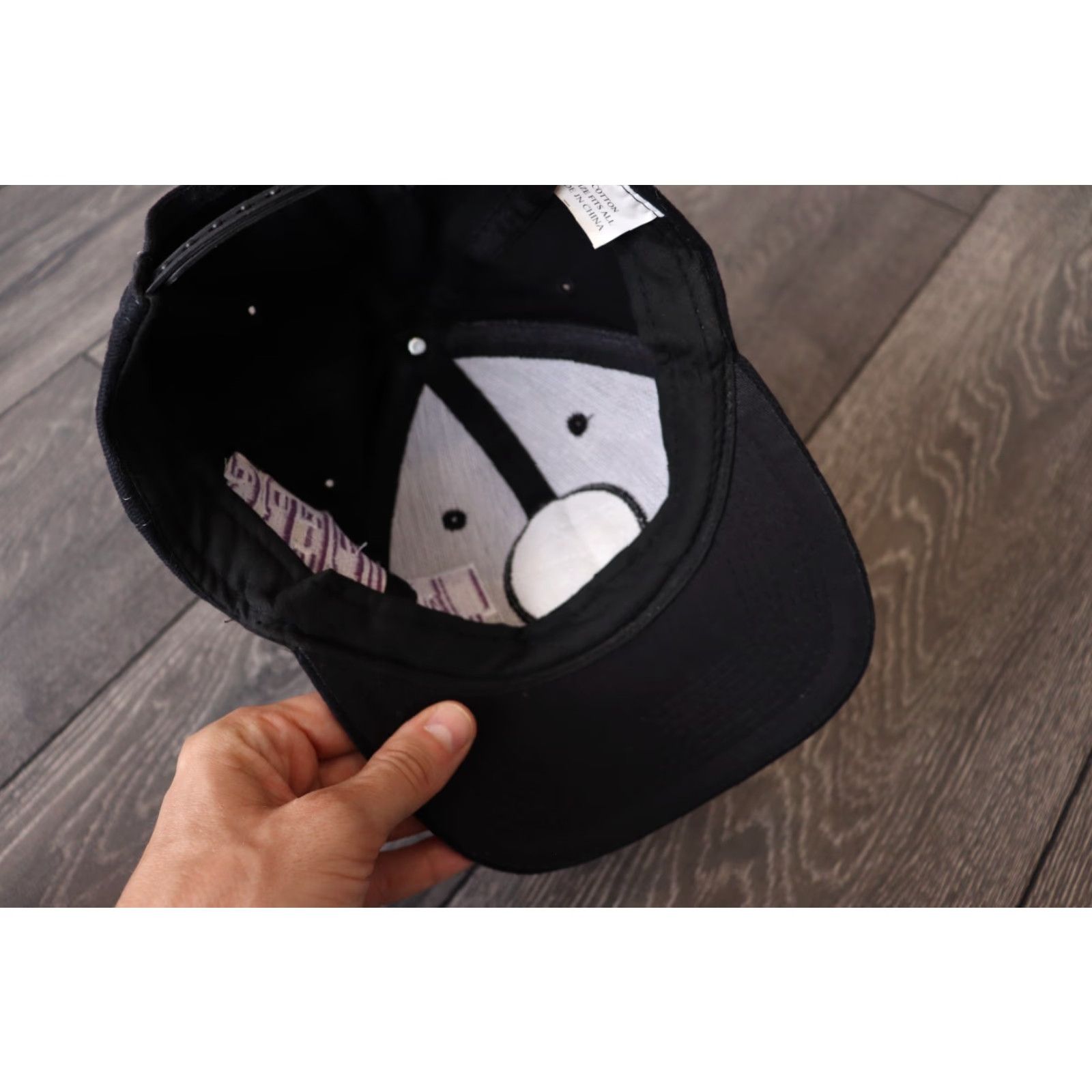 Star Wars VINTAGE STAR WARS STORM TROOPER SNAPBACK HAT CAP UNISEX ONE SIZE BLACK 90s LUCASFILM 1997 Cap01 Size ONE SIZE - 7 Thumbnail