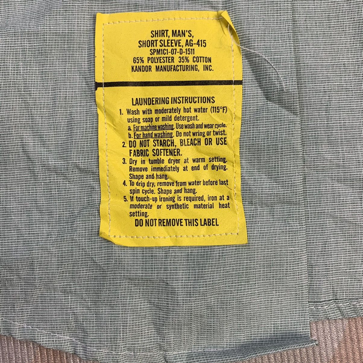 Vintage Vintage DSCP Garrison Collection Military Shirt Mens Green Size US XL / EU 56 / 4 - 9 Thumbnail