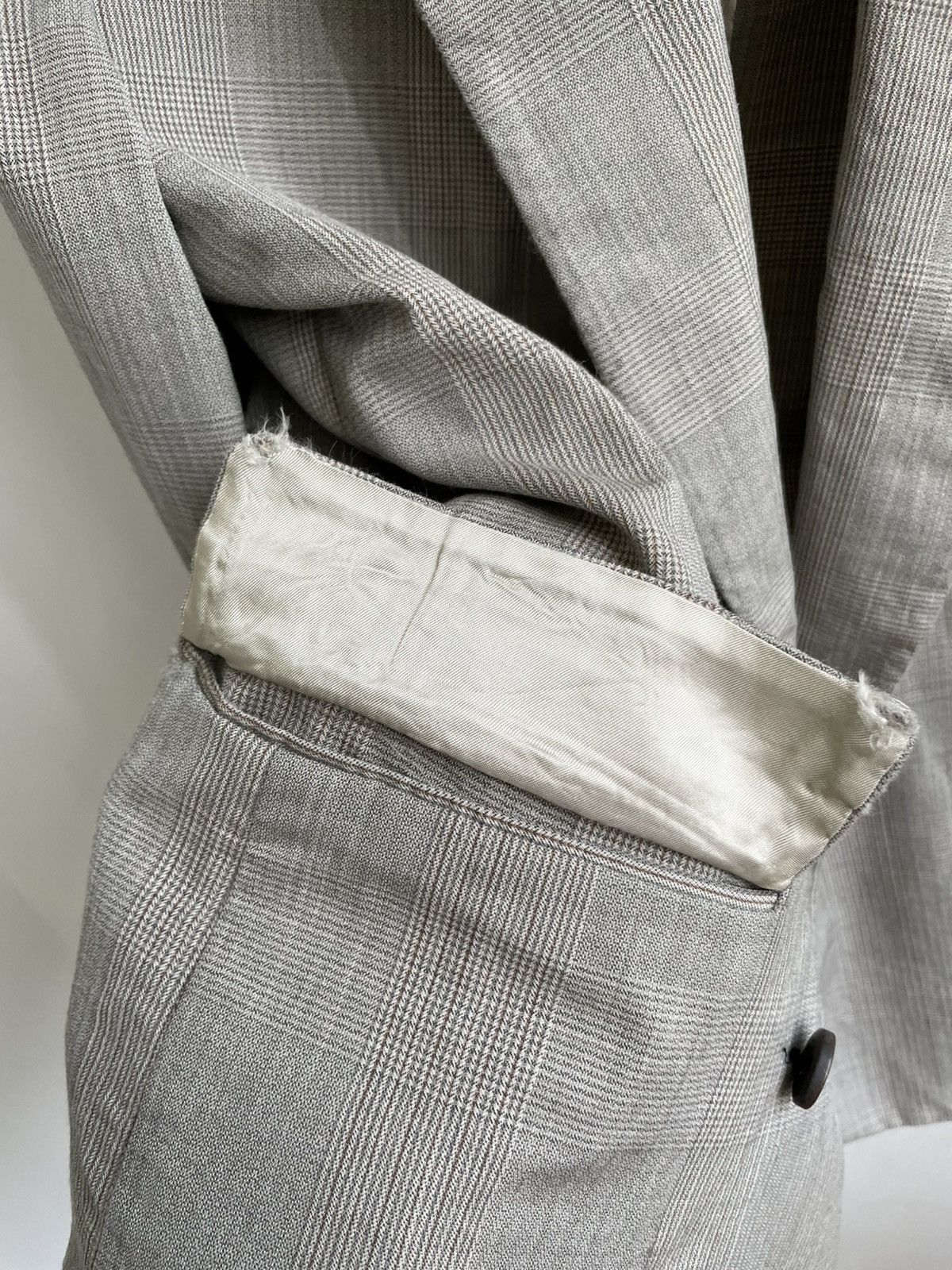Our Legacy OUR LEGACY Blazer 100% Virgin Wool Beige Tweed Size 46S - 12 Thumbnail