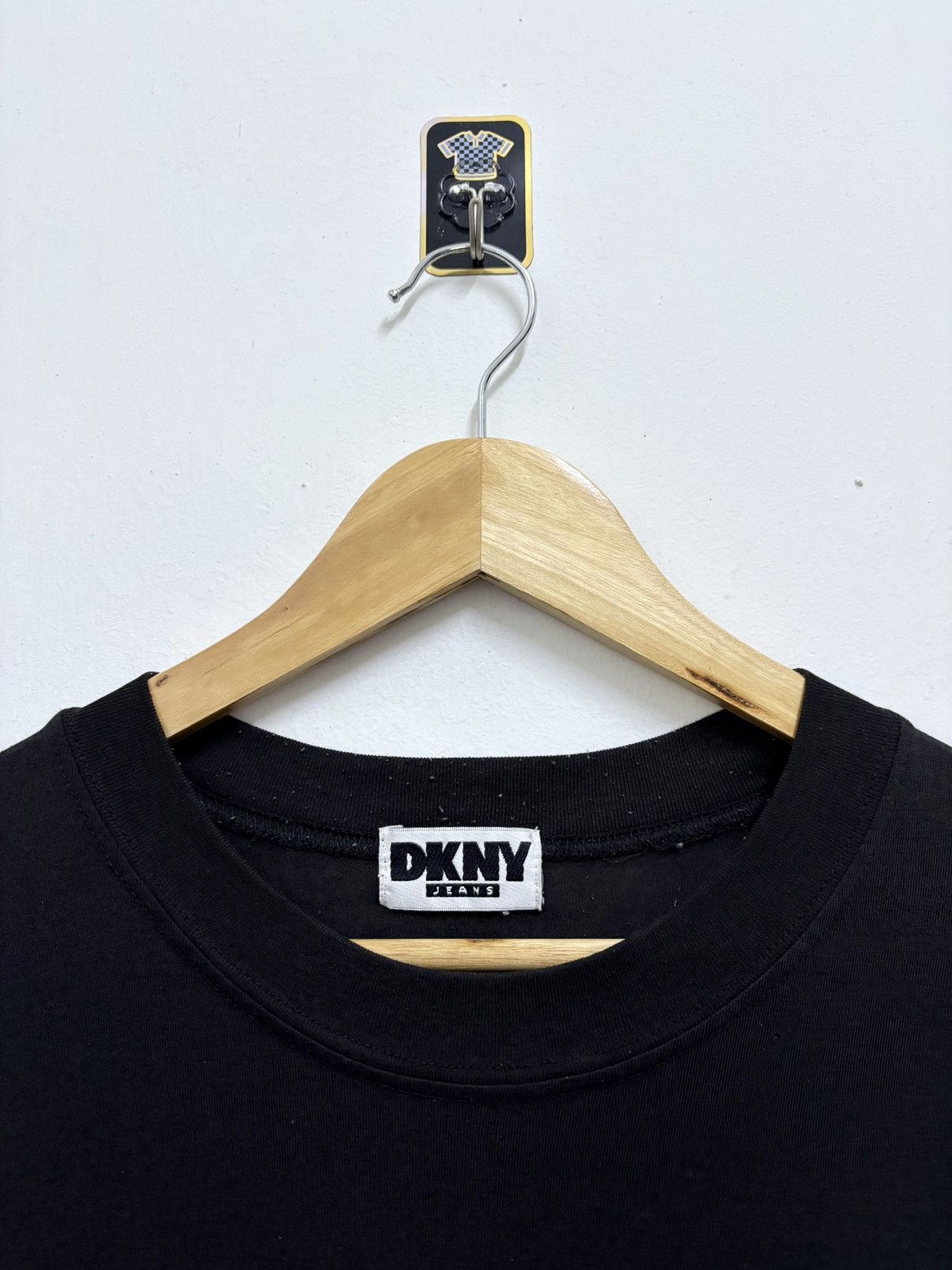 Vintage Vintage 90's DKNY Jeans - Portrait Denim / Japan T-Shirt Size US M / EU 48-50 / 2 - 8 Thumbnail