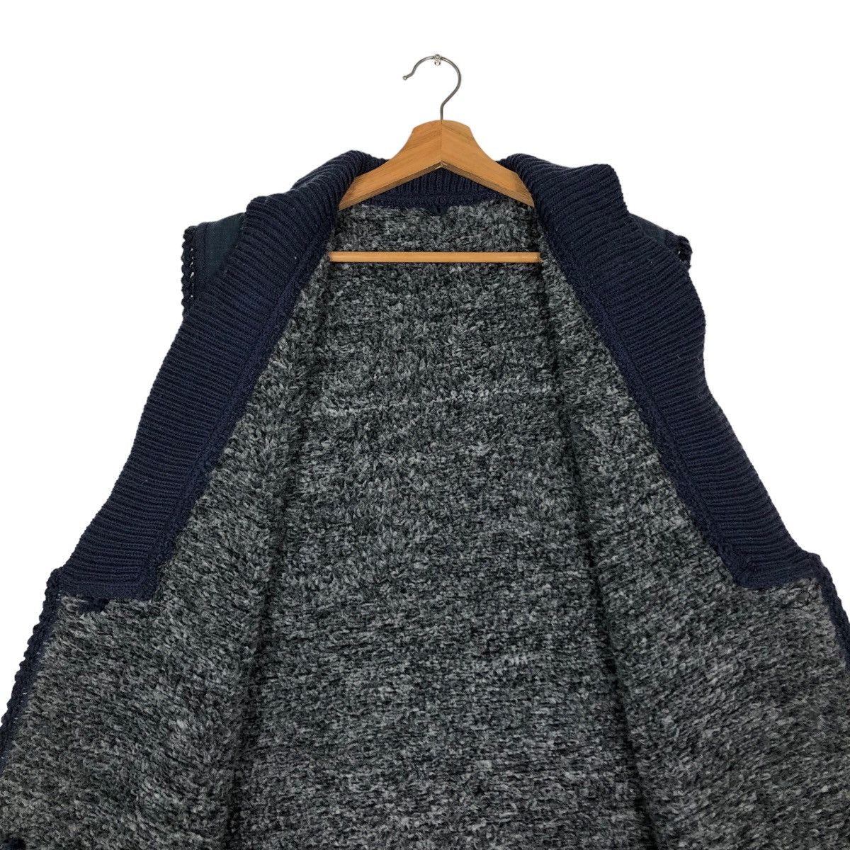 Indigo 🔥Vtg Indigo Blue Denim Vest Big Logo Traditional Japanese Size US M / EU 48-50 / 2 - 13 Thumbnail