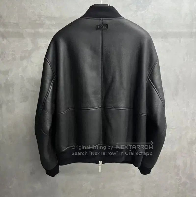 Other Dior Black Leather Bomber Jacket for Men . Size US XL / EU 56 / 4 - 2 Thumbnail