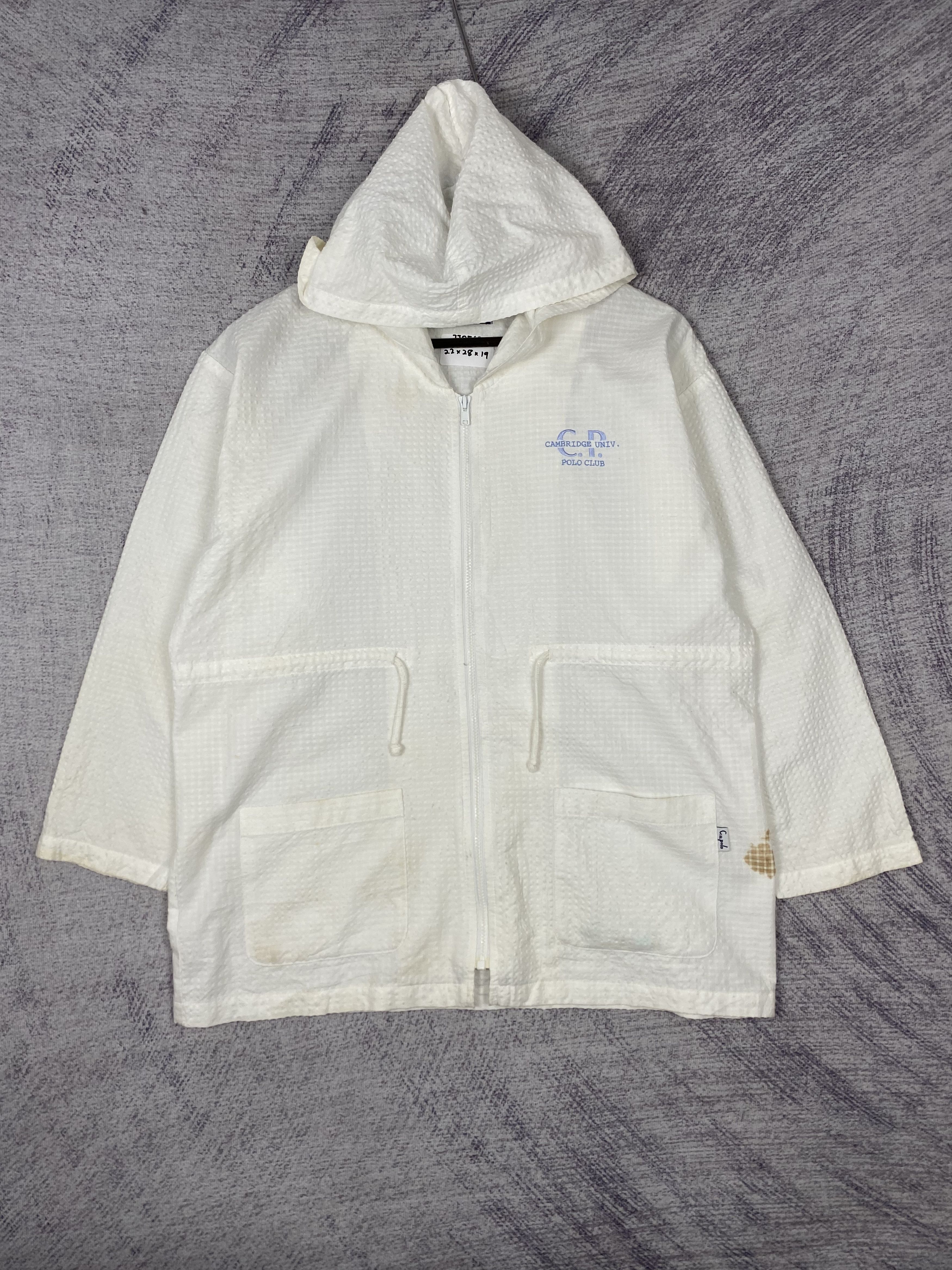 Vintage Vintage Cambridge Univ Polo Club Hoodie Light Jacket Size US M / EU 48-50 / 2 - 1 Thumbnail