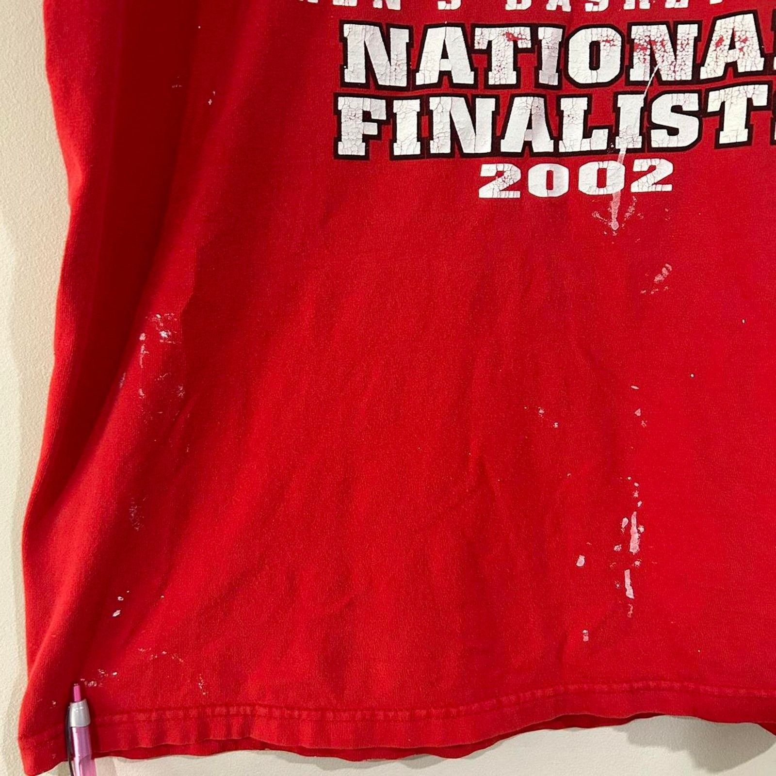 Fruit Of The Loom Vintage 2002 Indiana Hoosiers Basketball Tee Shirt Size US XXL / EU 58 / 5 - 5 Thumbnail
