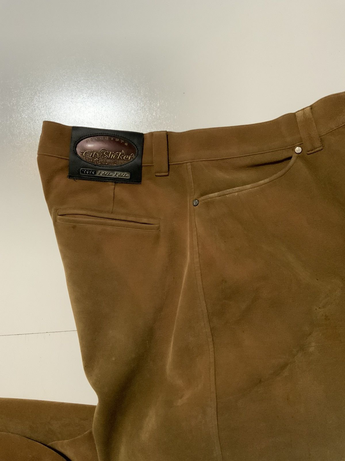 Pelle Pelle × Vintage 90s Y2K 2000s Pelle Pelle City Slicker Faux Leather Pants Size US 36 / EU 52 - 11 Thumbnail