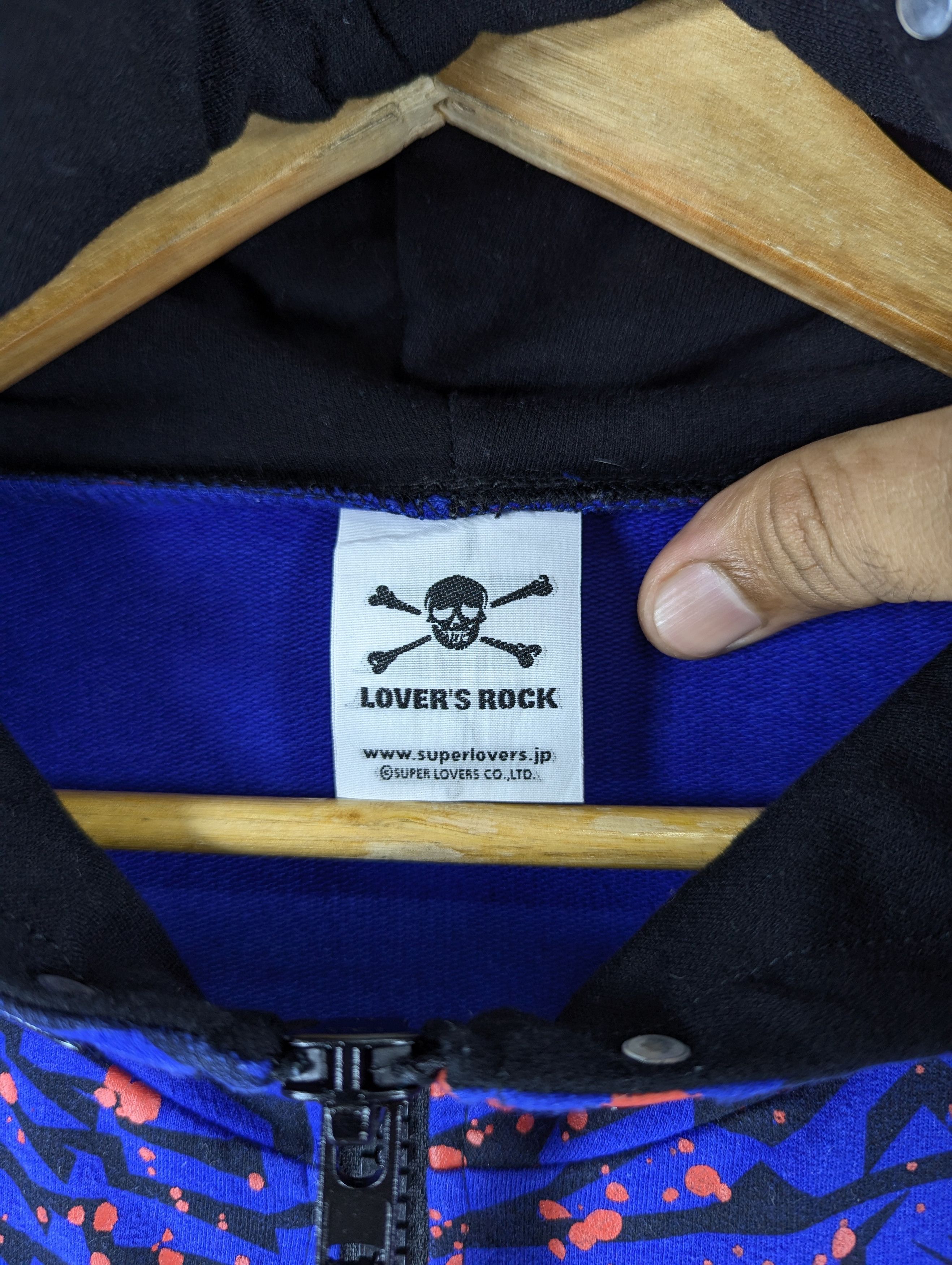 Japanese Brand Super Lovers Lovers Rock Zipper Hoodie Jacket Size US M / EU 48-50 / 2 - 10 Thumbnail