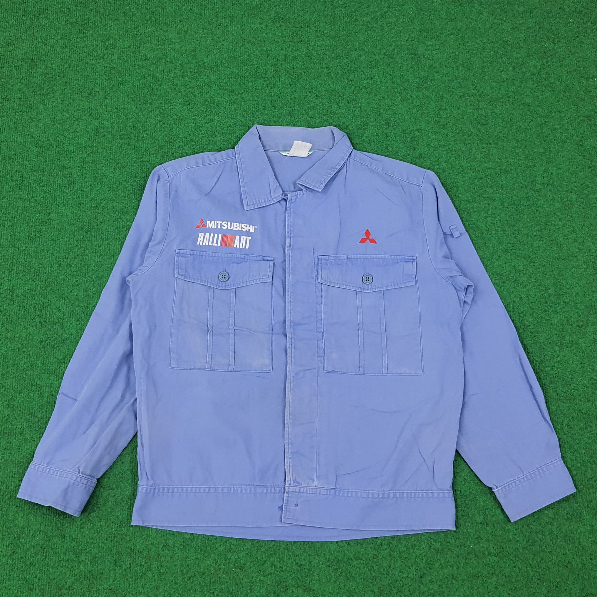 Japanese Brand × Vintage Vintage Mitsubishi RalliArt Japan Motorsports Jacket C222N18 Size US S / EU 44-46 / 1 - 3 Thumbnail