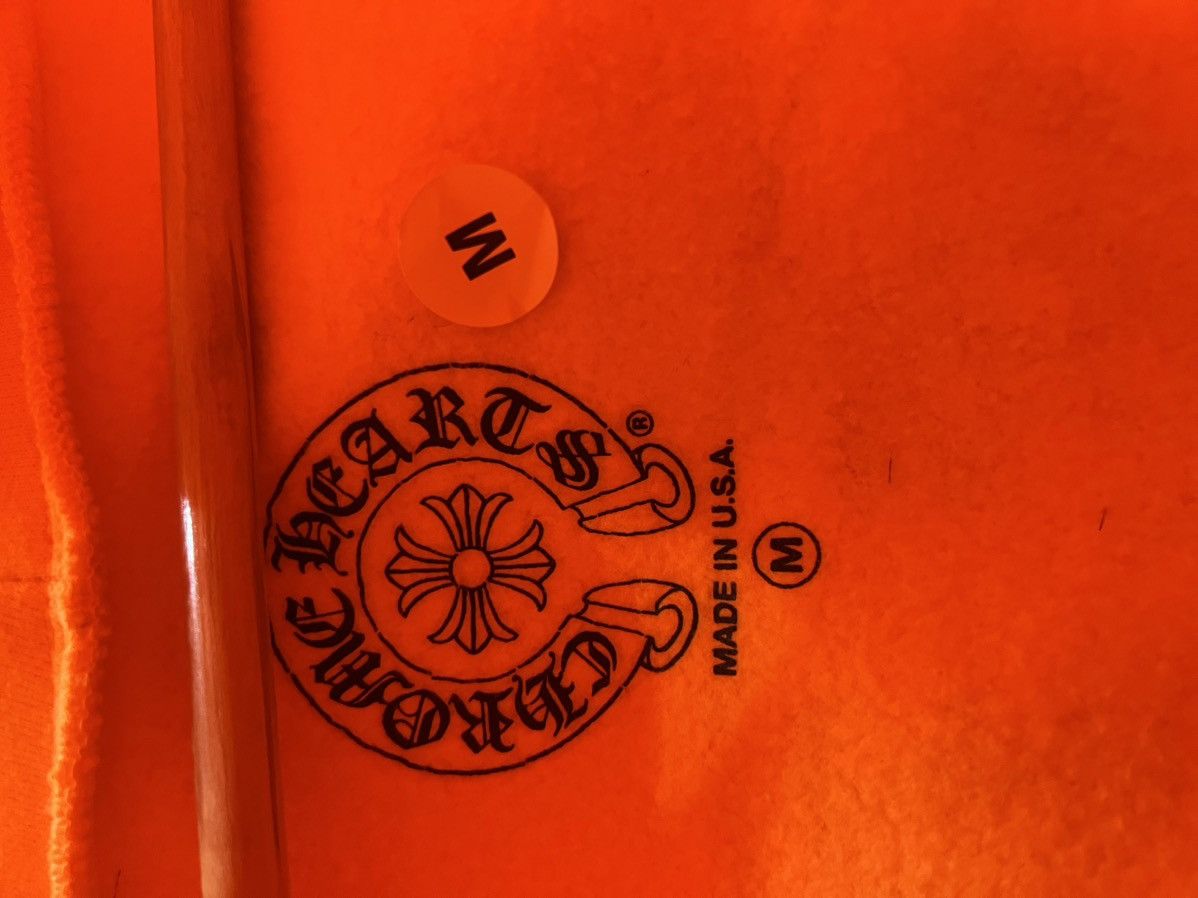 Chrome Hearts Chrome Hearts Ultra Miami Horseshoe Hoodie Orange/ Silver Size US M / EU 48-50 / 2 - 3 Thumbnail