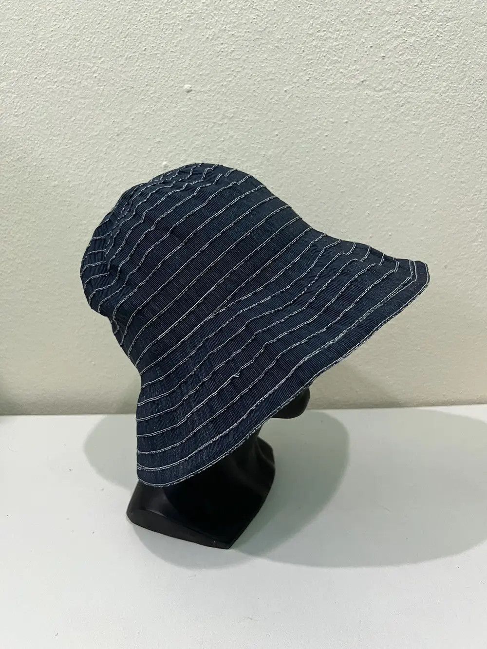 Courreges Corruges Patchwork Design Bucket Hat Size ONE SIZE - 4 Thumbnail